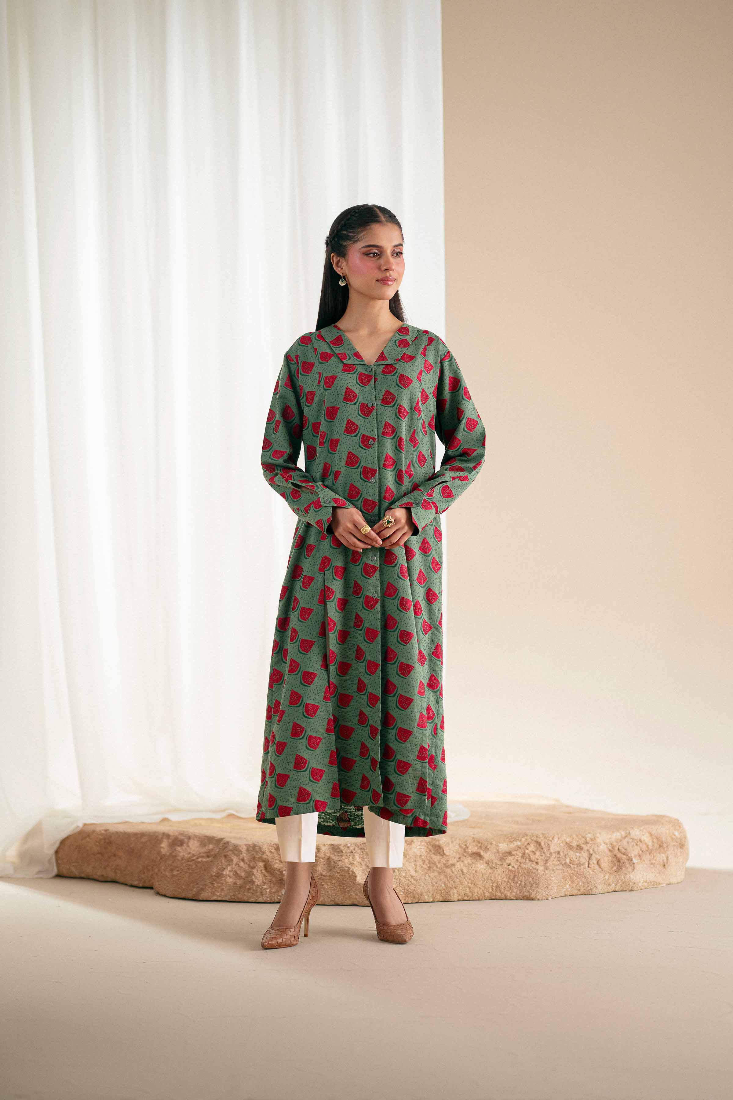 Printed Shirt - KFS25-114 - Image 4