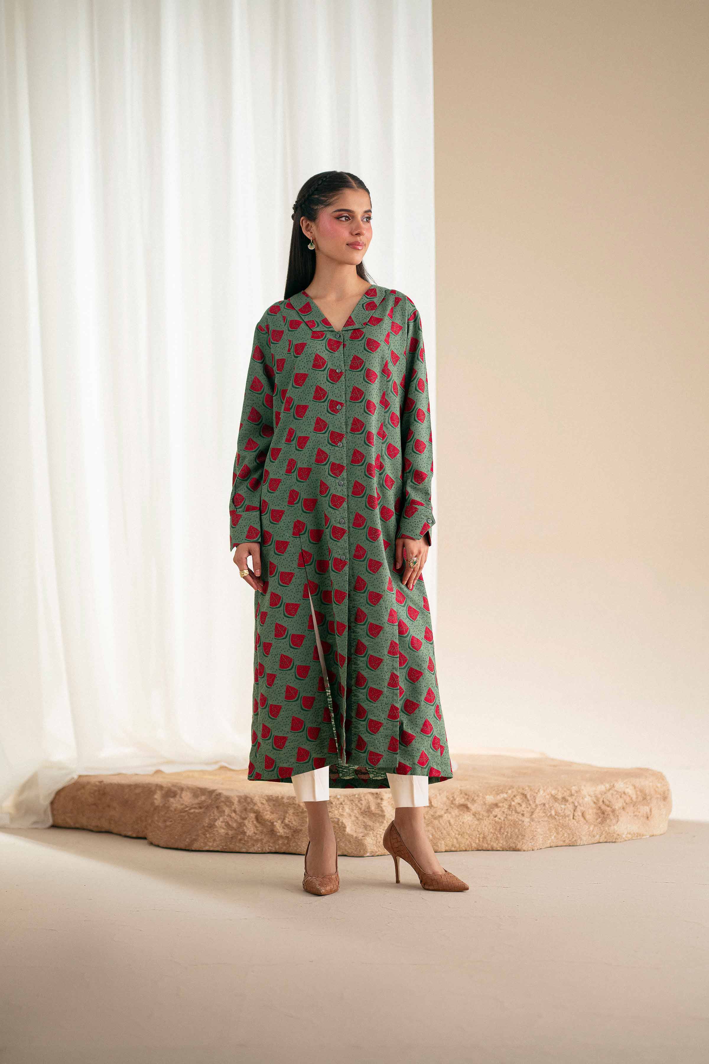 Printed Shirt - KFS25-114 - Image 5