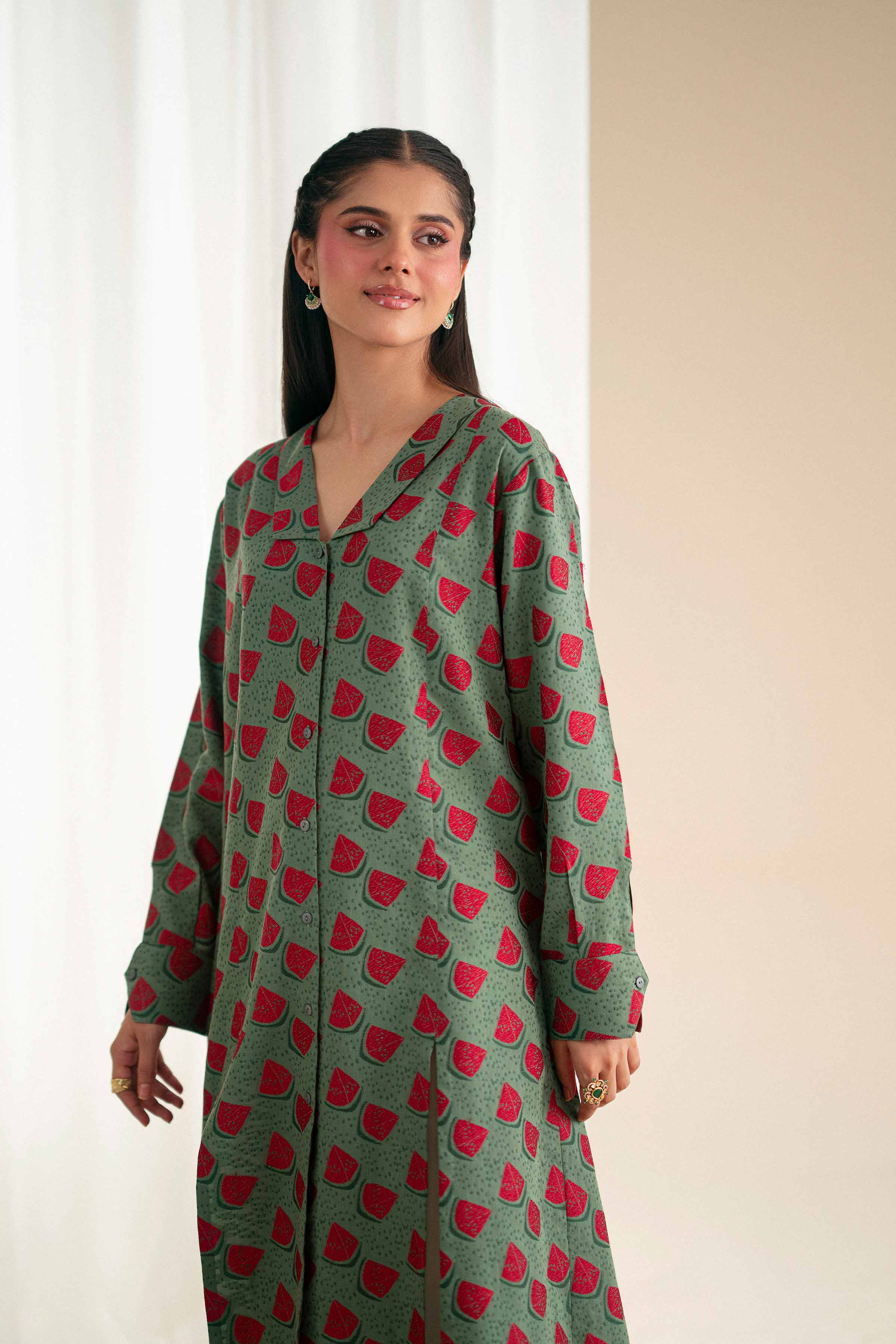 Printed Shirt - KFS25-114 - Image 6