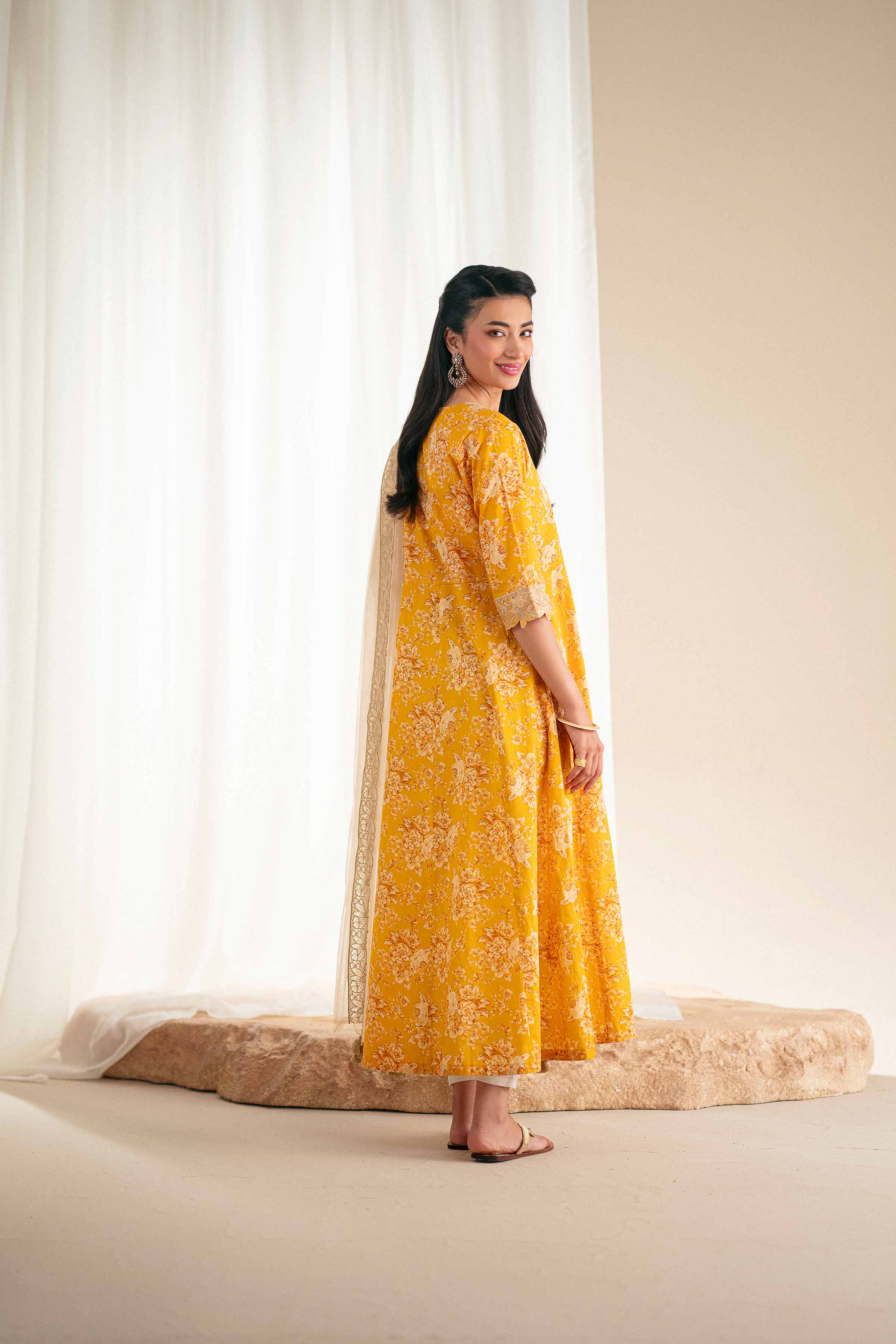 2 Piece - Printed Embroidered Suit - KFS25-121 - Image 14
