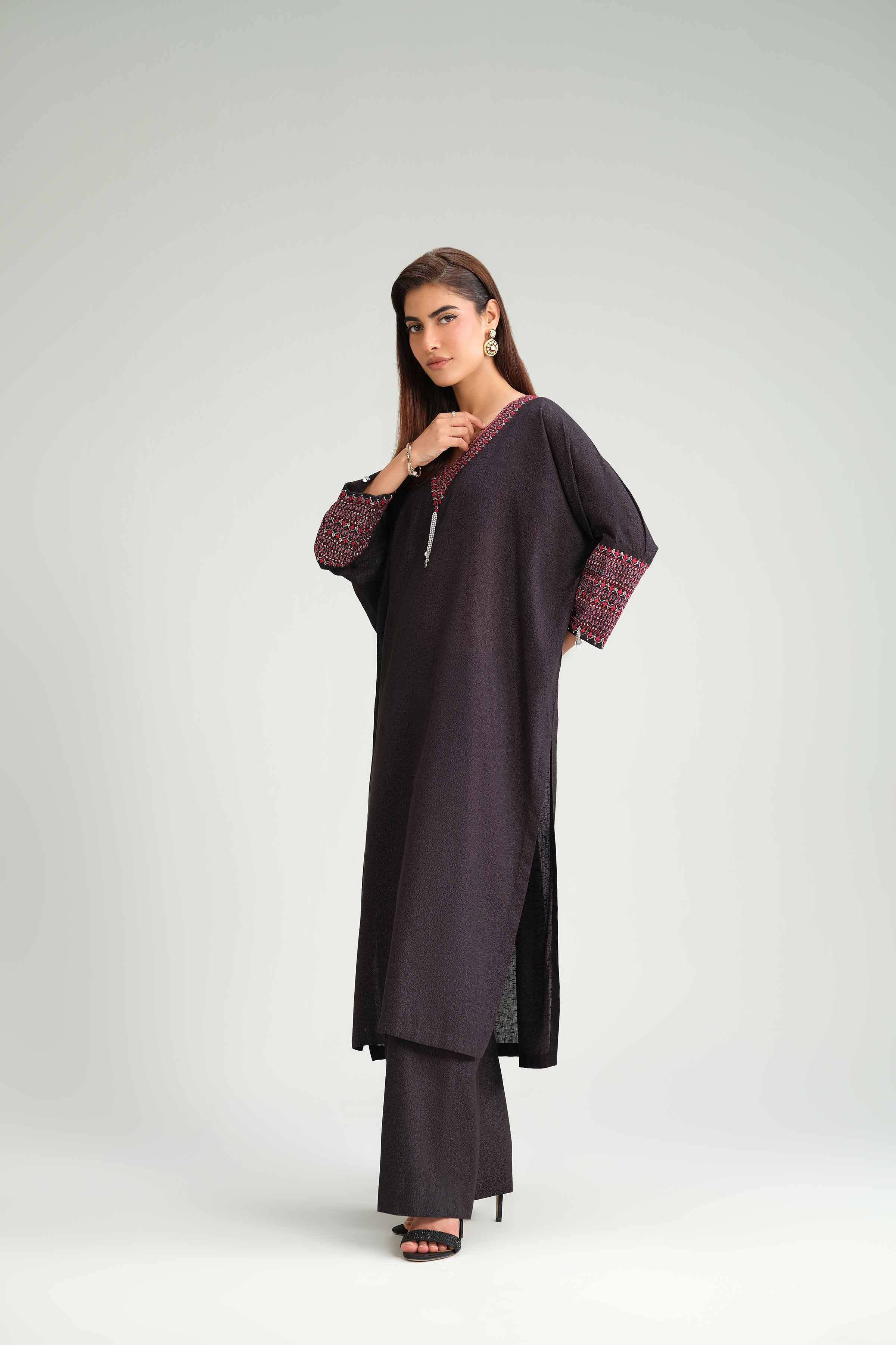 2 Piece - Embroidered Suit - KFW25-170 - Image 4