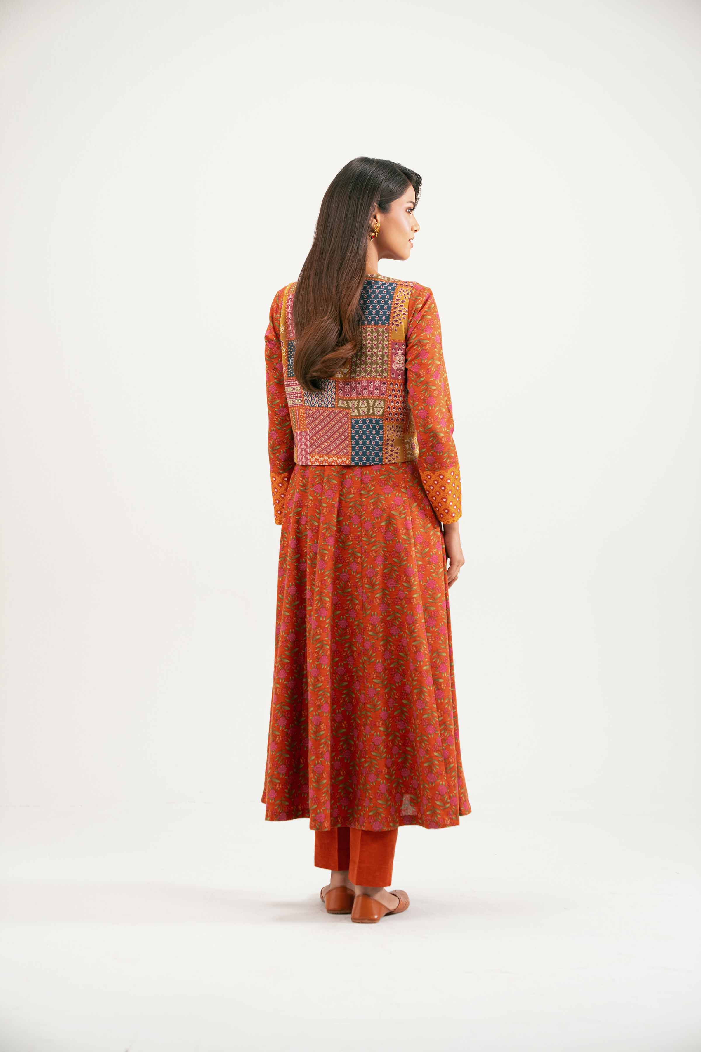 3 Piece - Printed Suit - KFW25-191 - Image 3