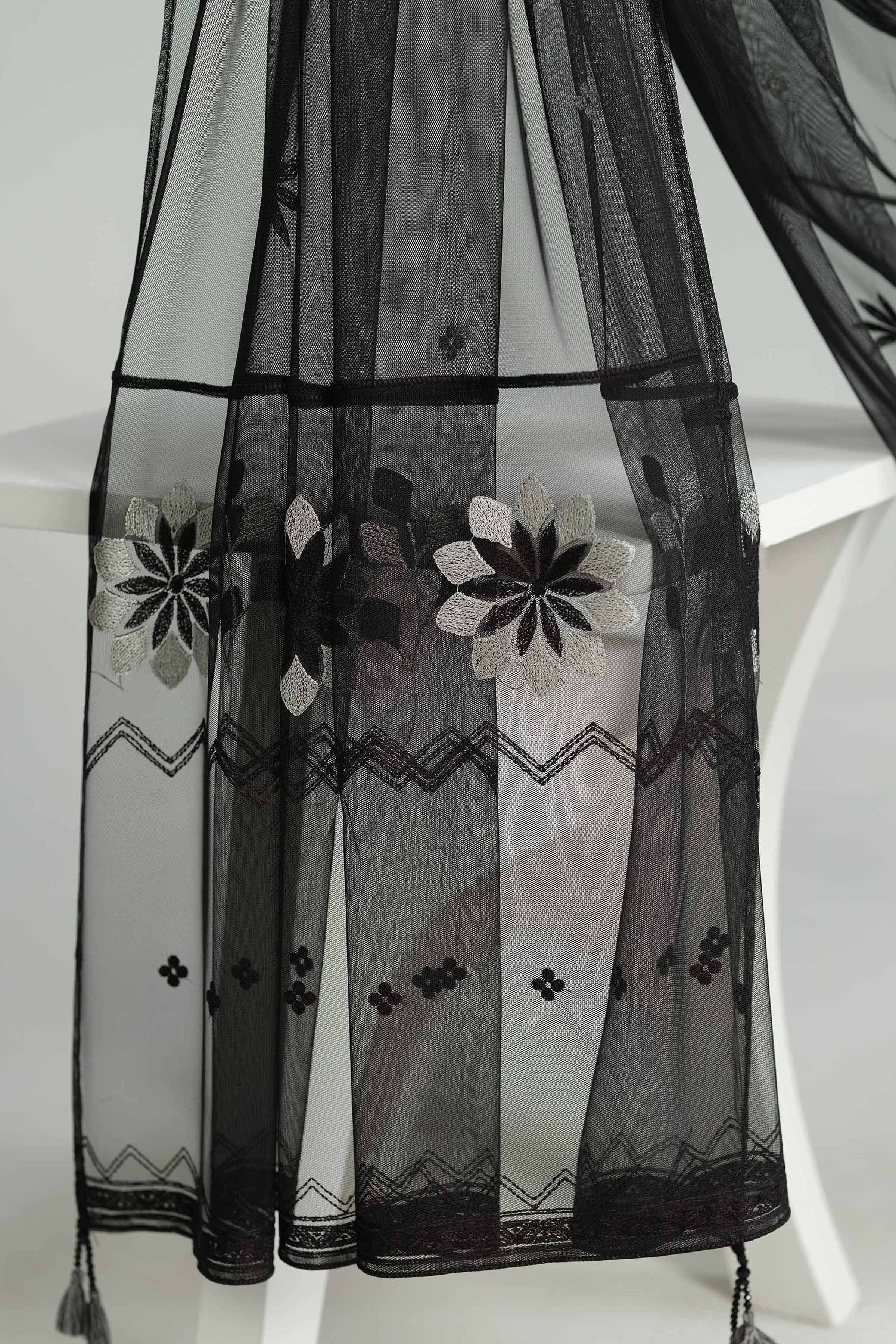Embroidered Dupatta - KFW25-66 - Image 2