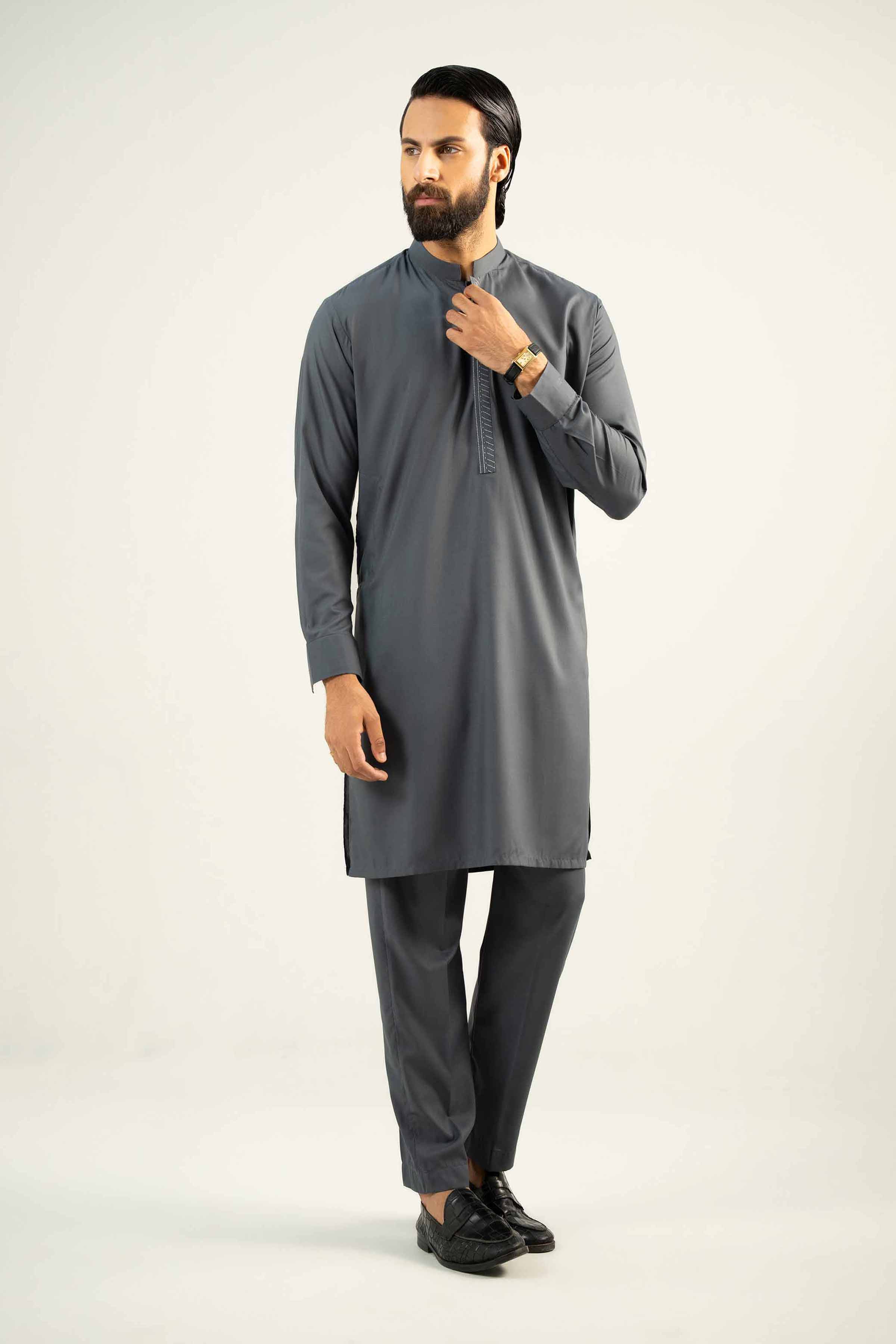 2 Piece - Basic Suit - NMST-SM25-5 - Image 2