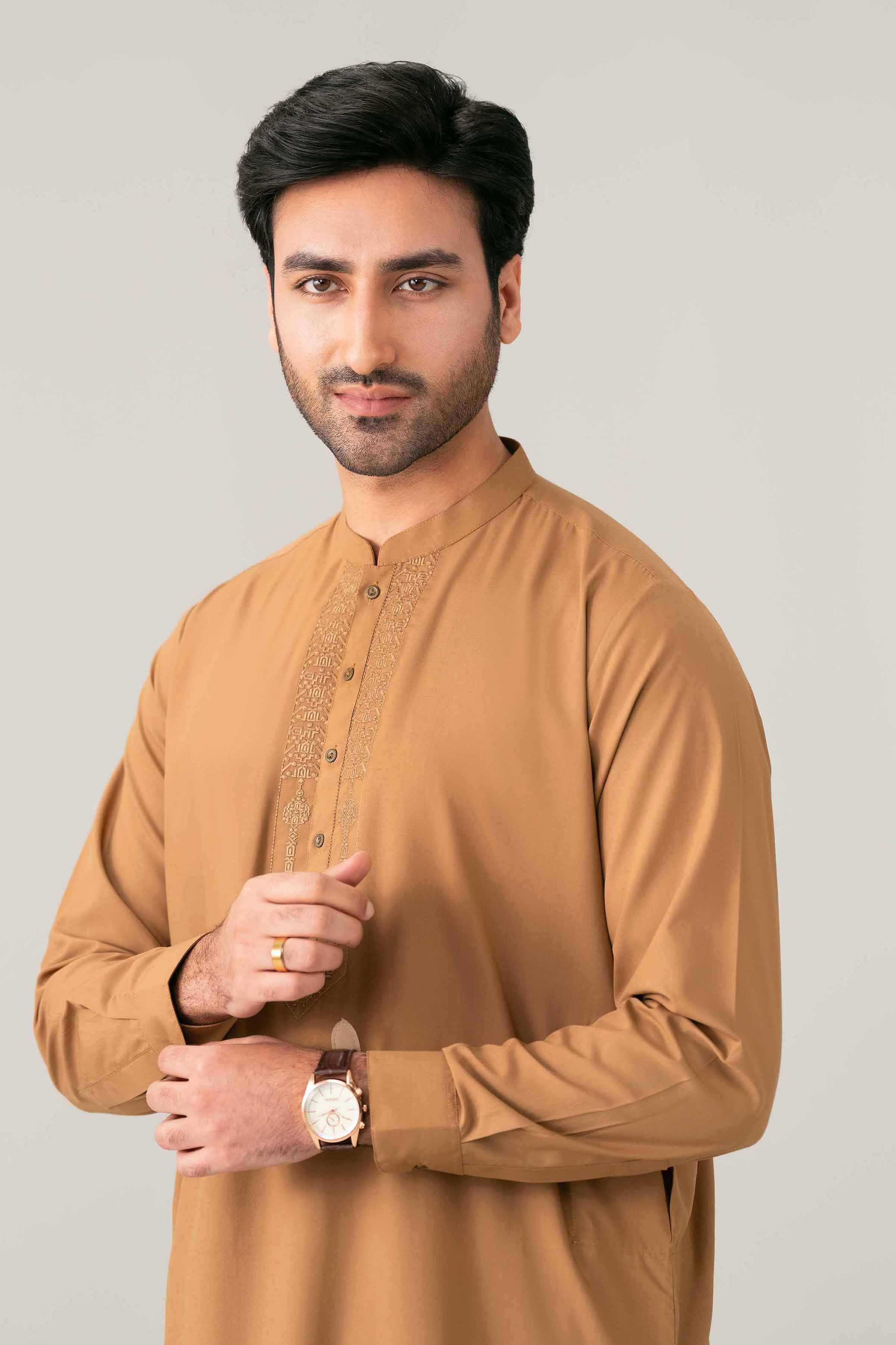 2 Piece - Embroidered Suit - NQ26-015 - Image 2