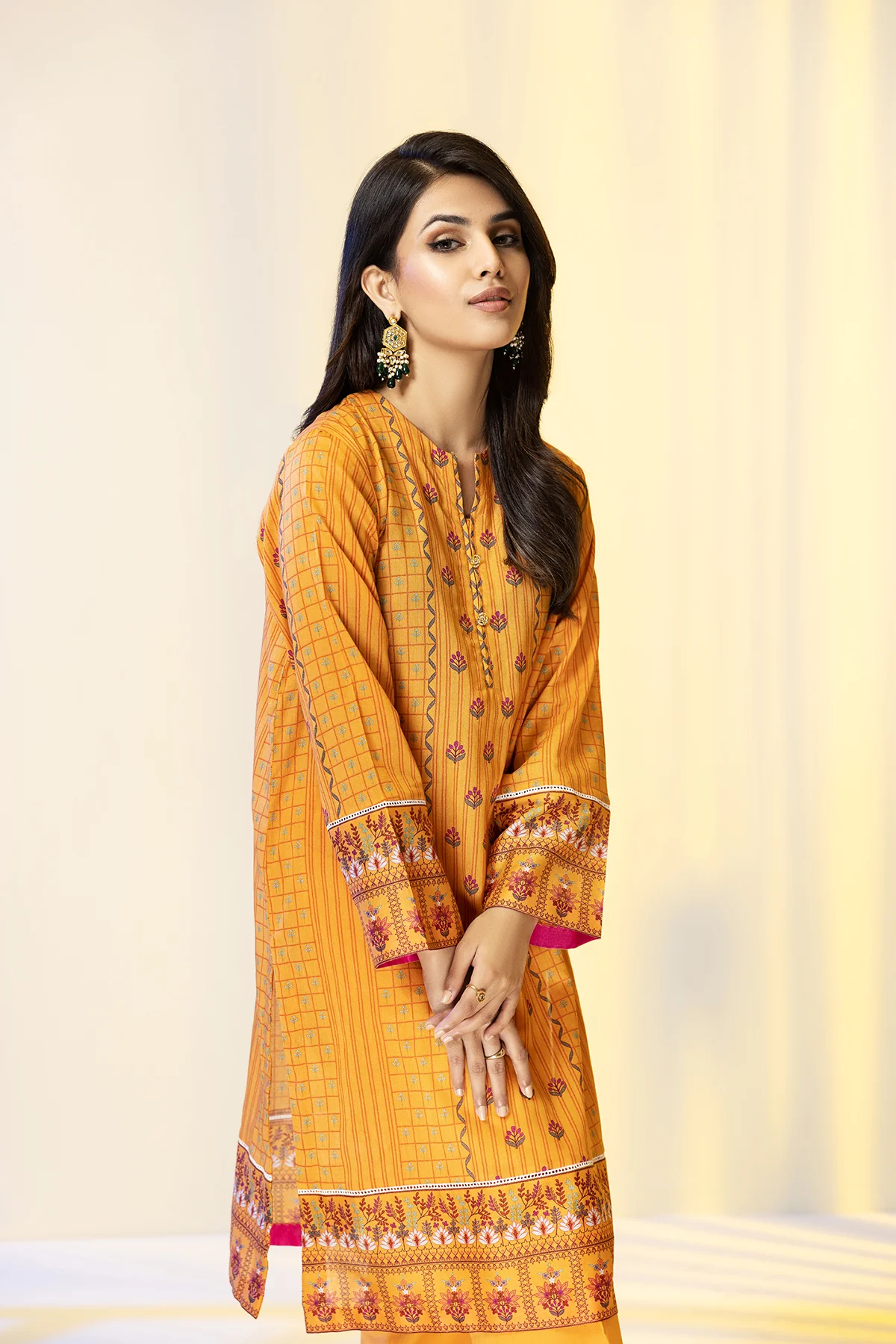 PDE22-38-Printed Shirt with Trousers 2PC - Image 4