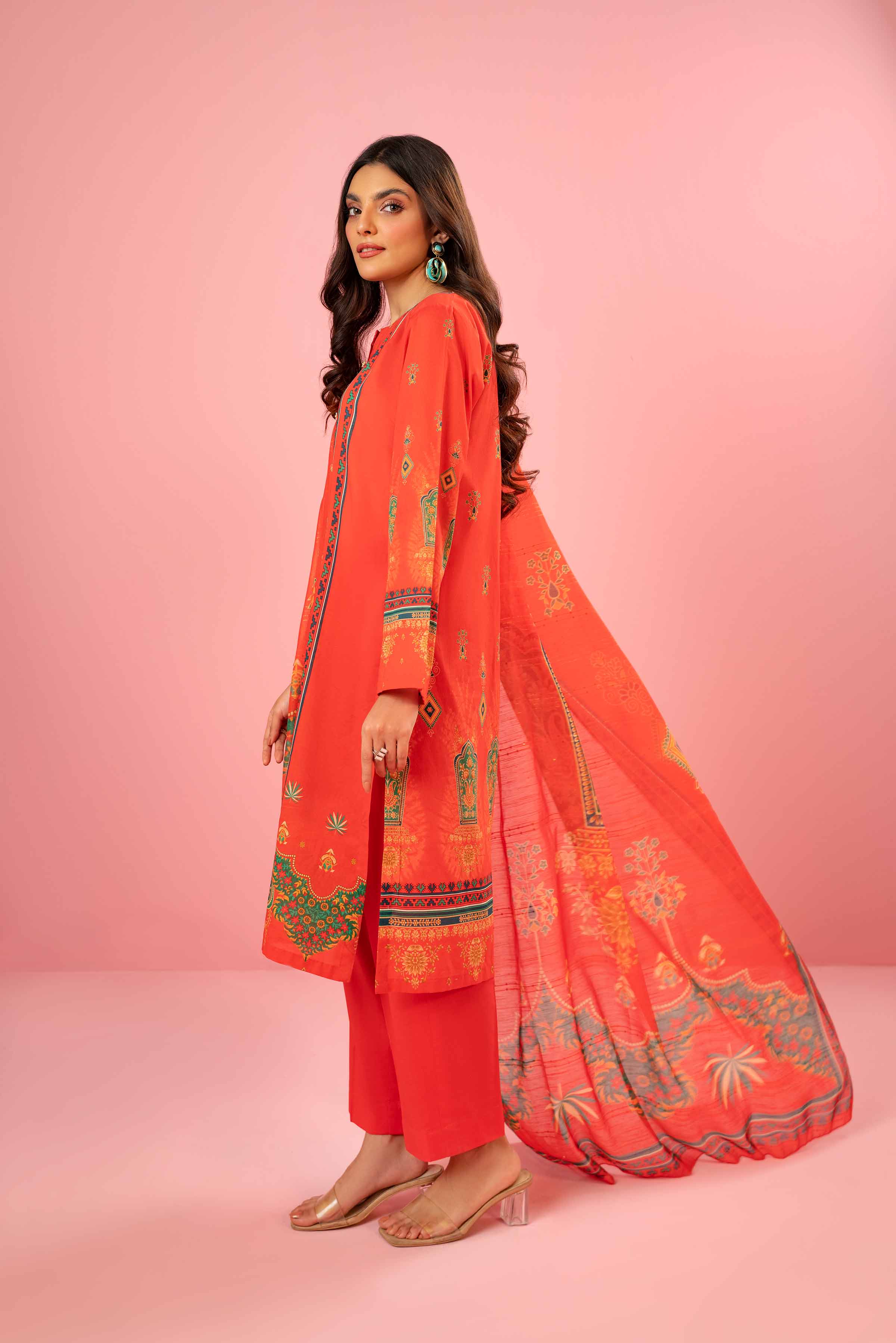 3 Piece - Printed Suit - PDE23-25 - Image 4