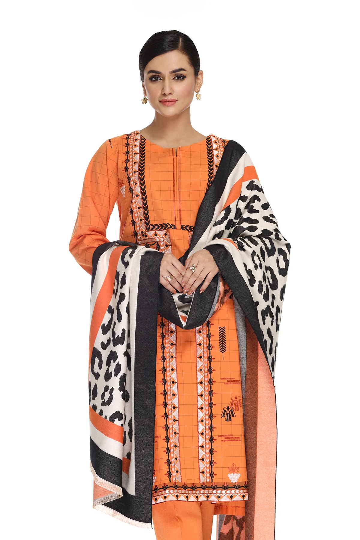 PDW21-39- Embroidered 3PC - Image 3