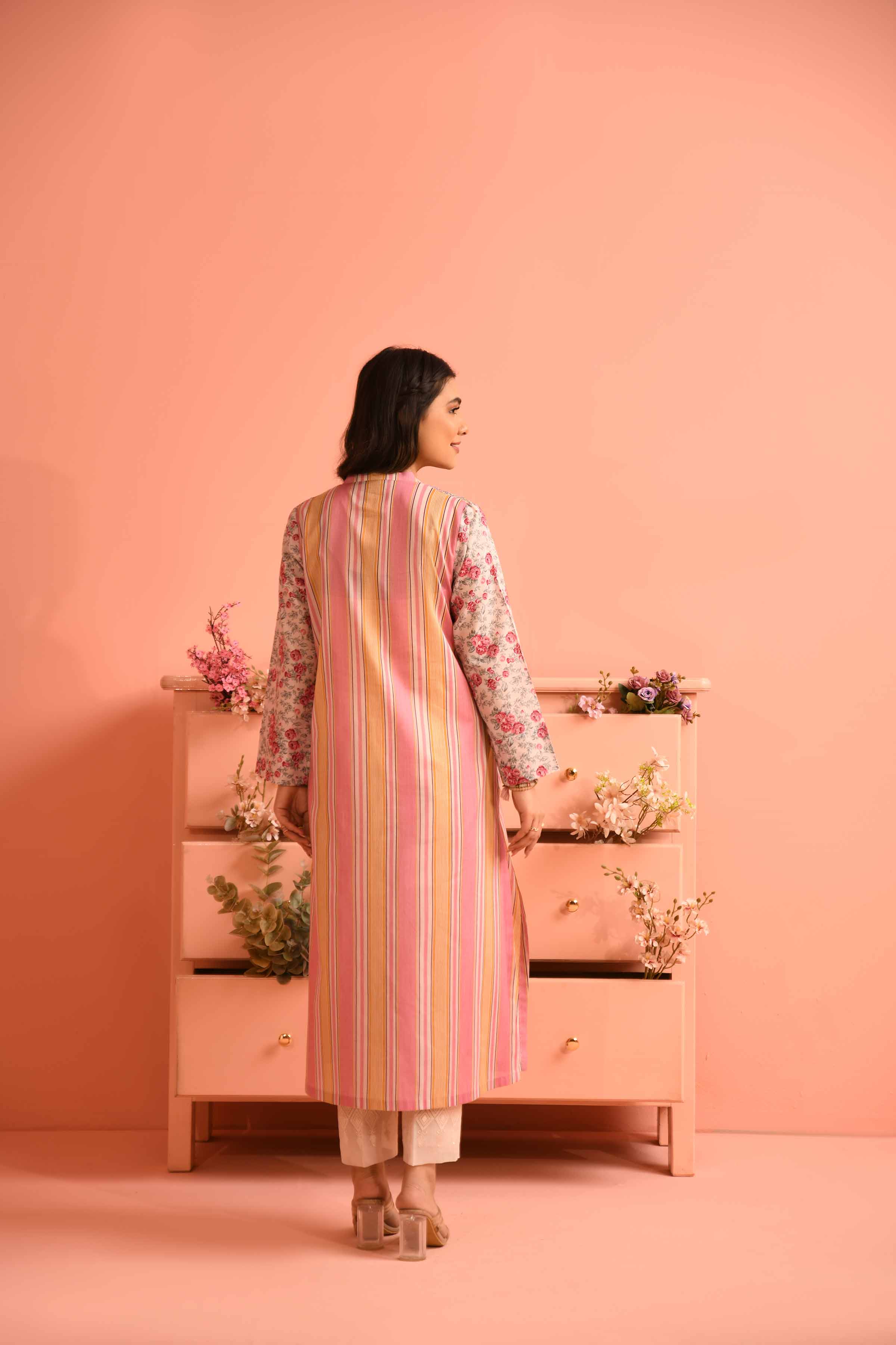 Printed Embroidered Shirt - PE23-118 - Image 2
