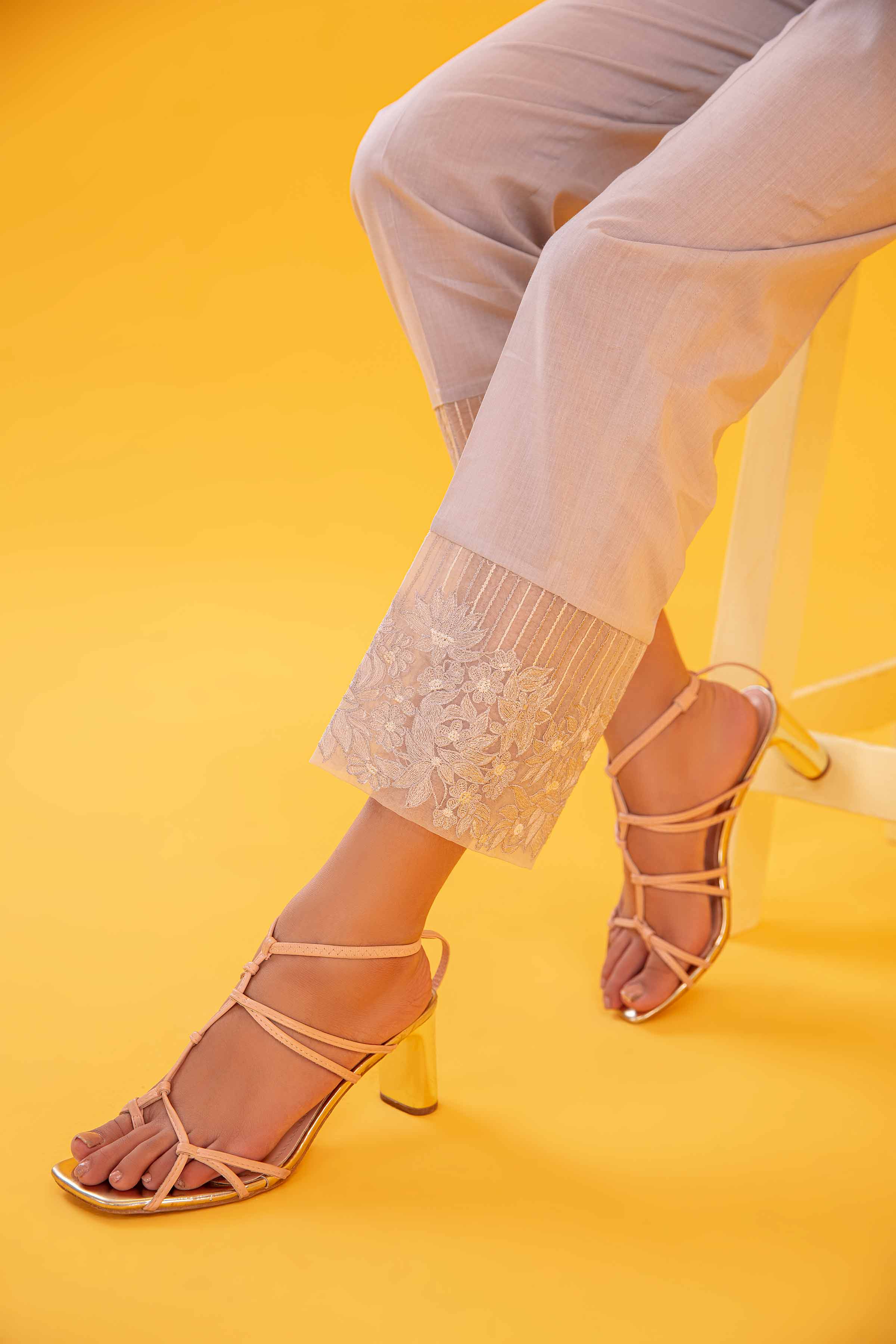 Embroidered Trousers - PE23-220 - Image 3