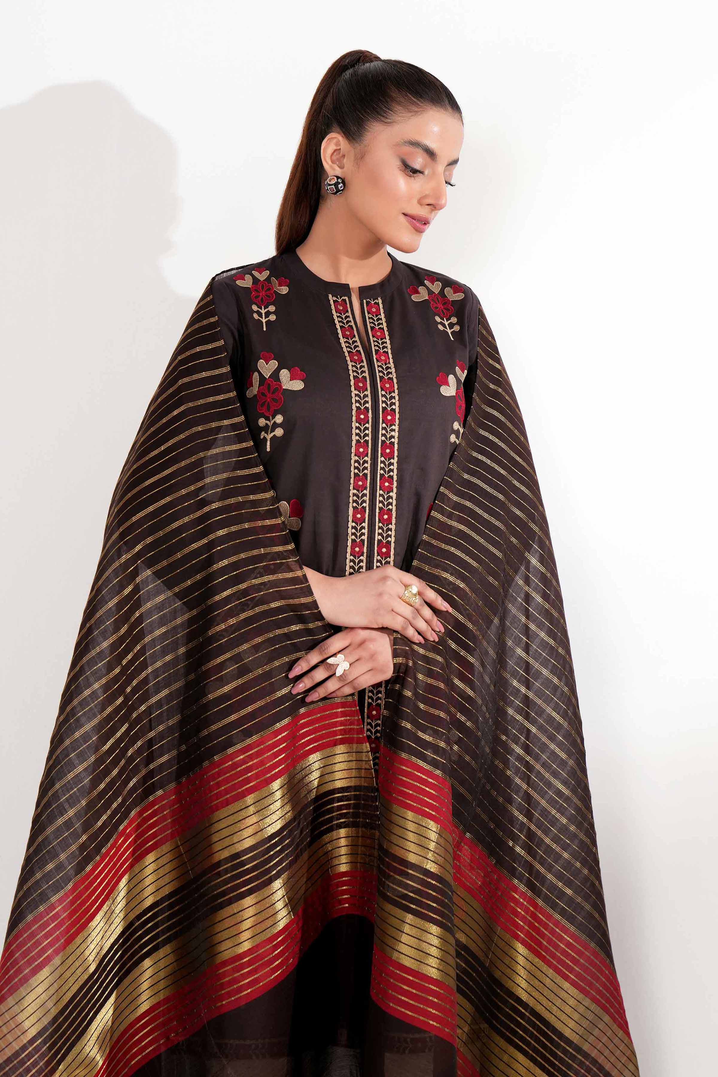 2 Piece - Embroidered Suit - PE24-45 - Image 2