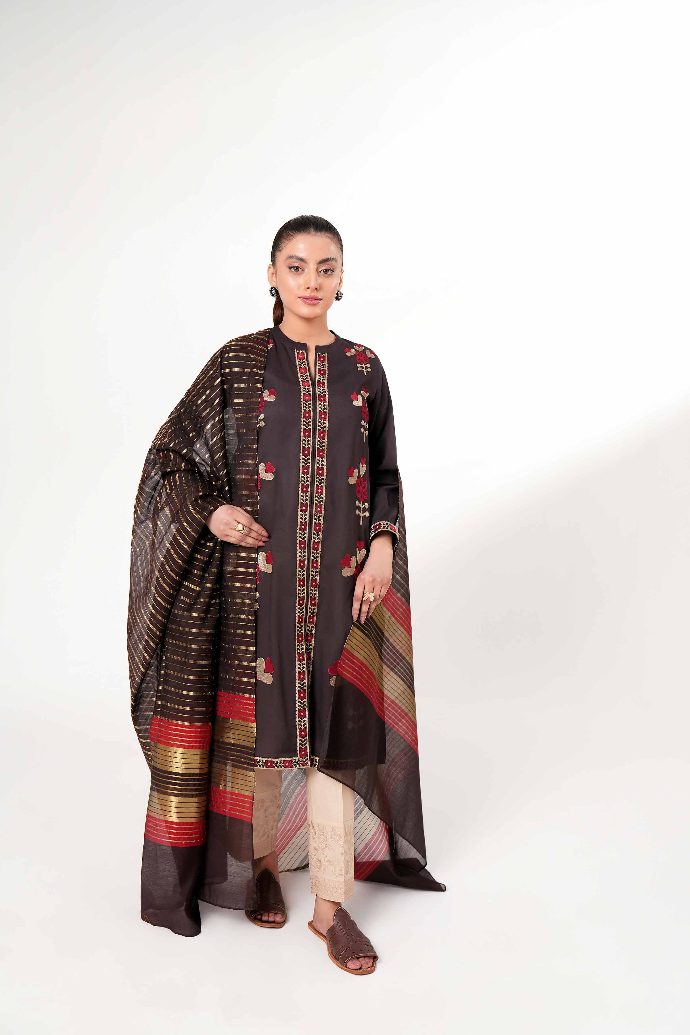 2 Piece - Embroidered Suit - PE24-45 - Image 5