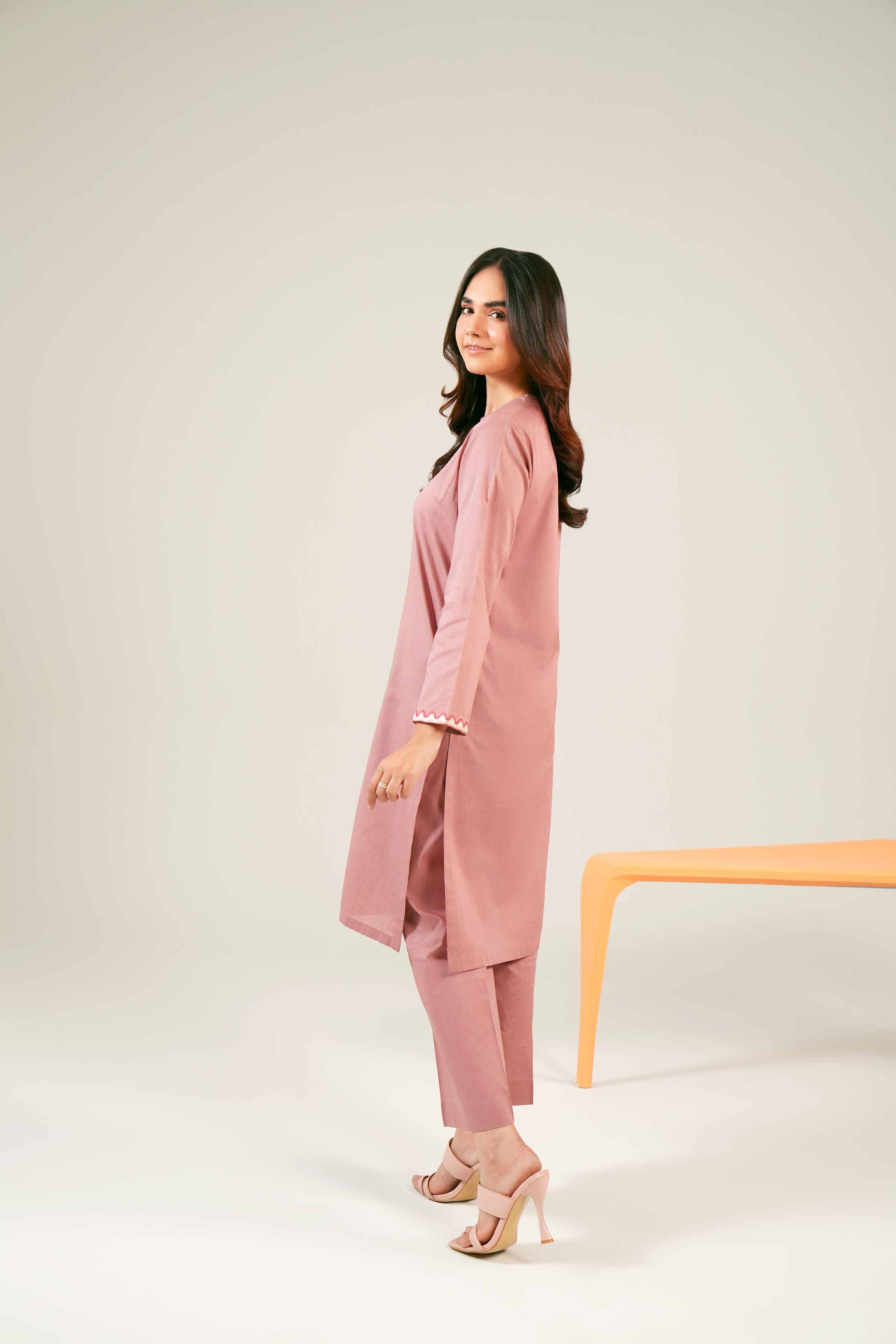 2 Piece - Embroidered Suit - PE24-86 - Image 3