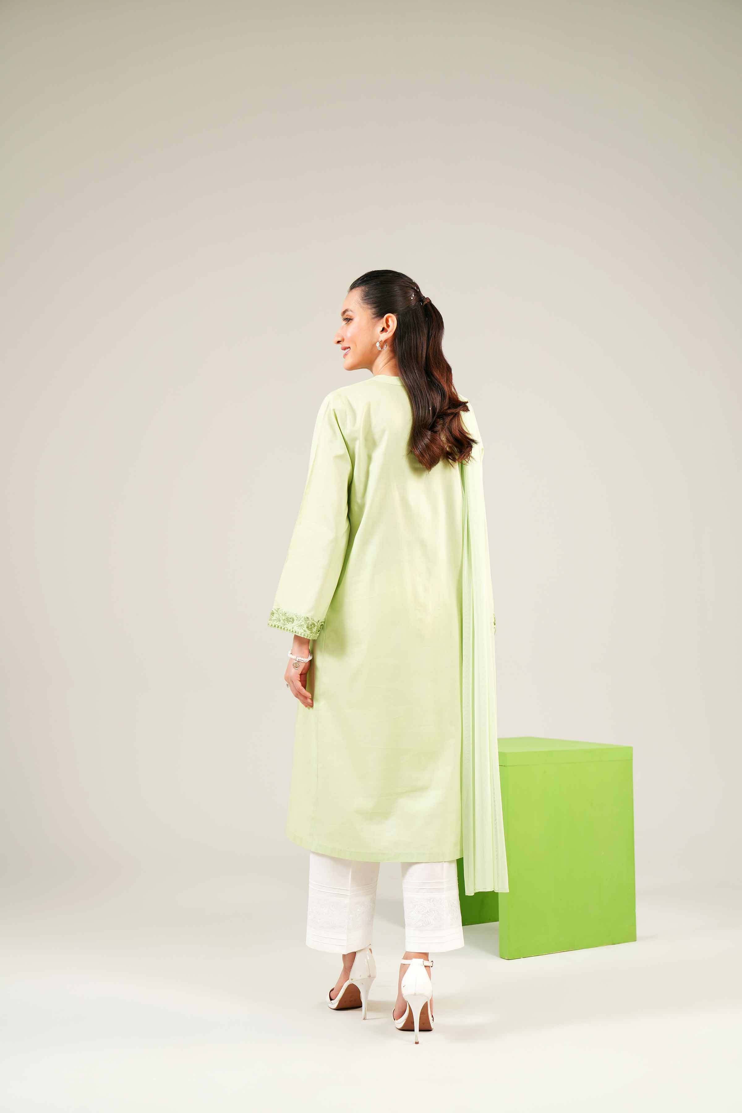 2 Piece - Embroidered Suit - PE24-88 - Image 3