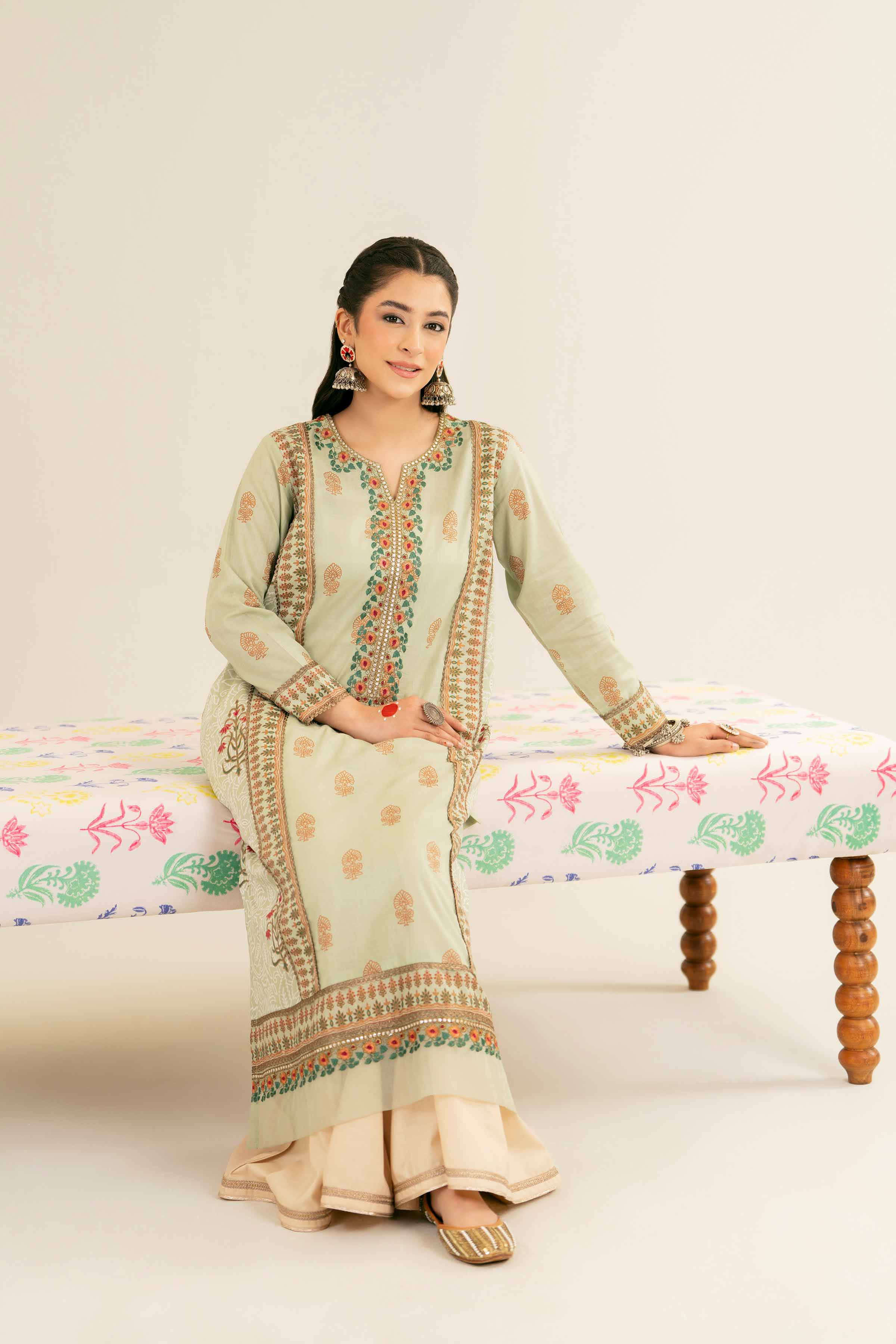Printed Embroidered Shirt - PE25-209 - Image 10