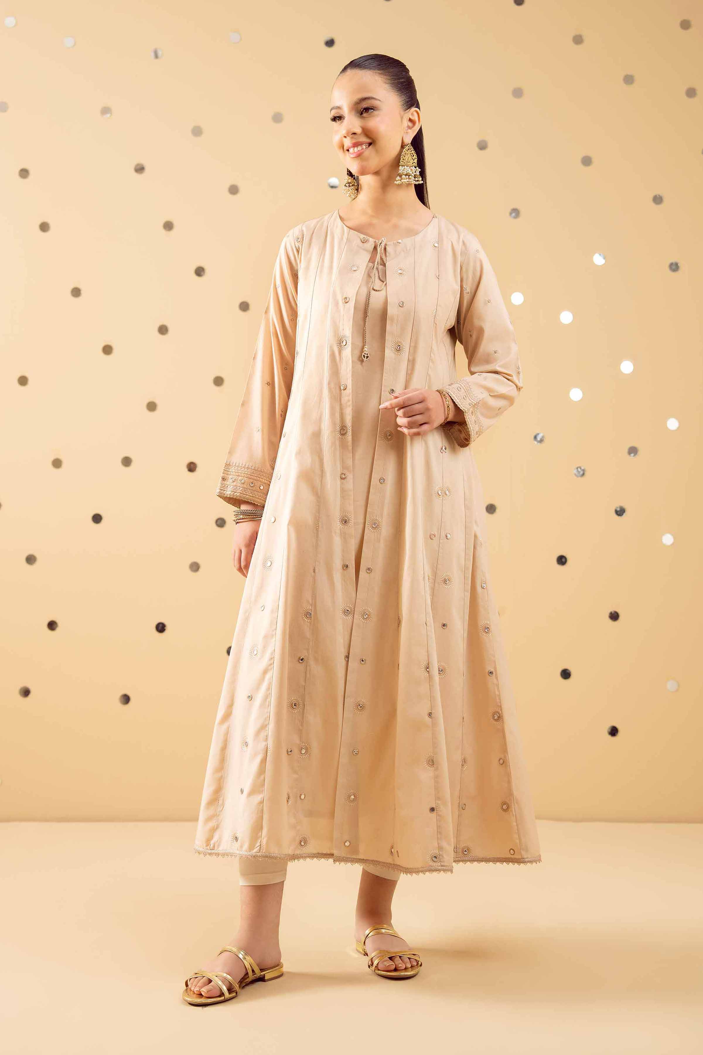 2 Piece - Embroidered Suit - PE25-379 - Image 4