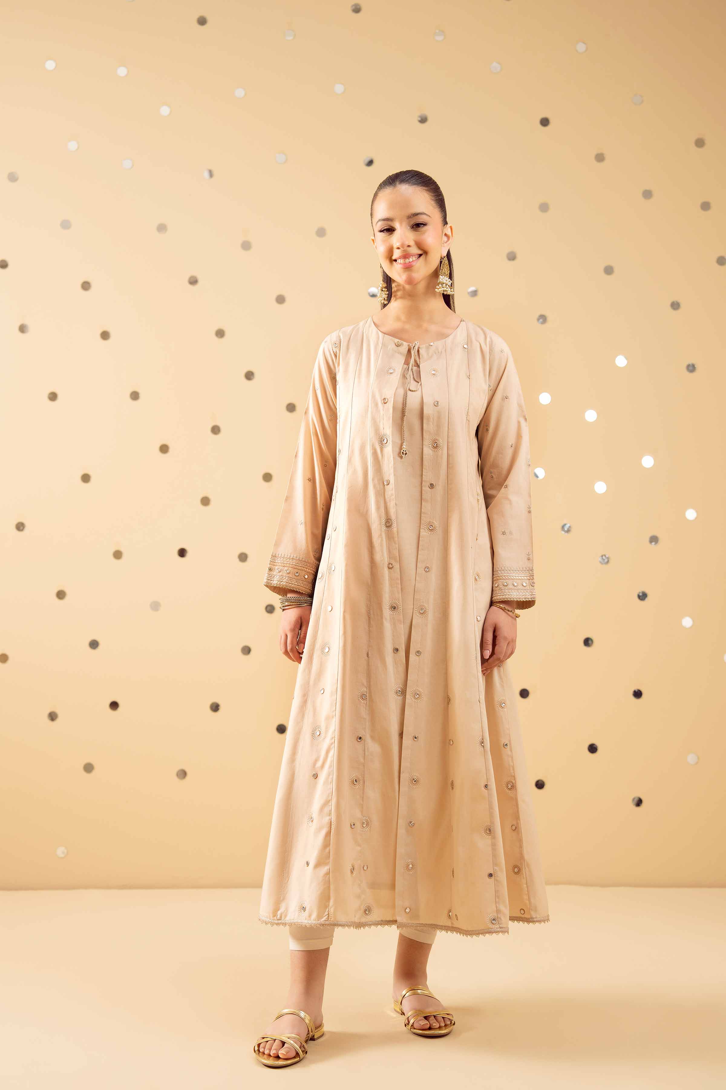 2 Piece - Embroidered Suit - PE25-379 - Image 6