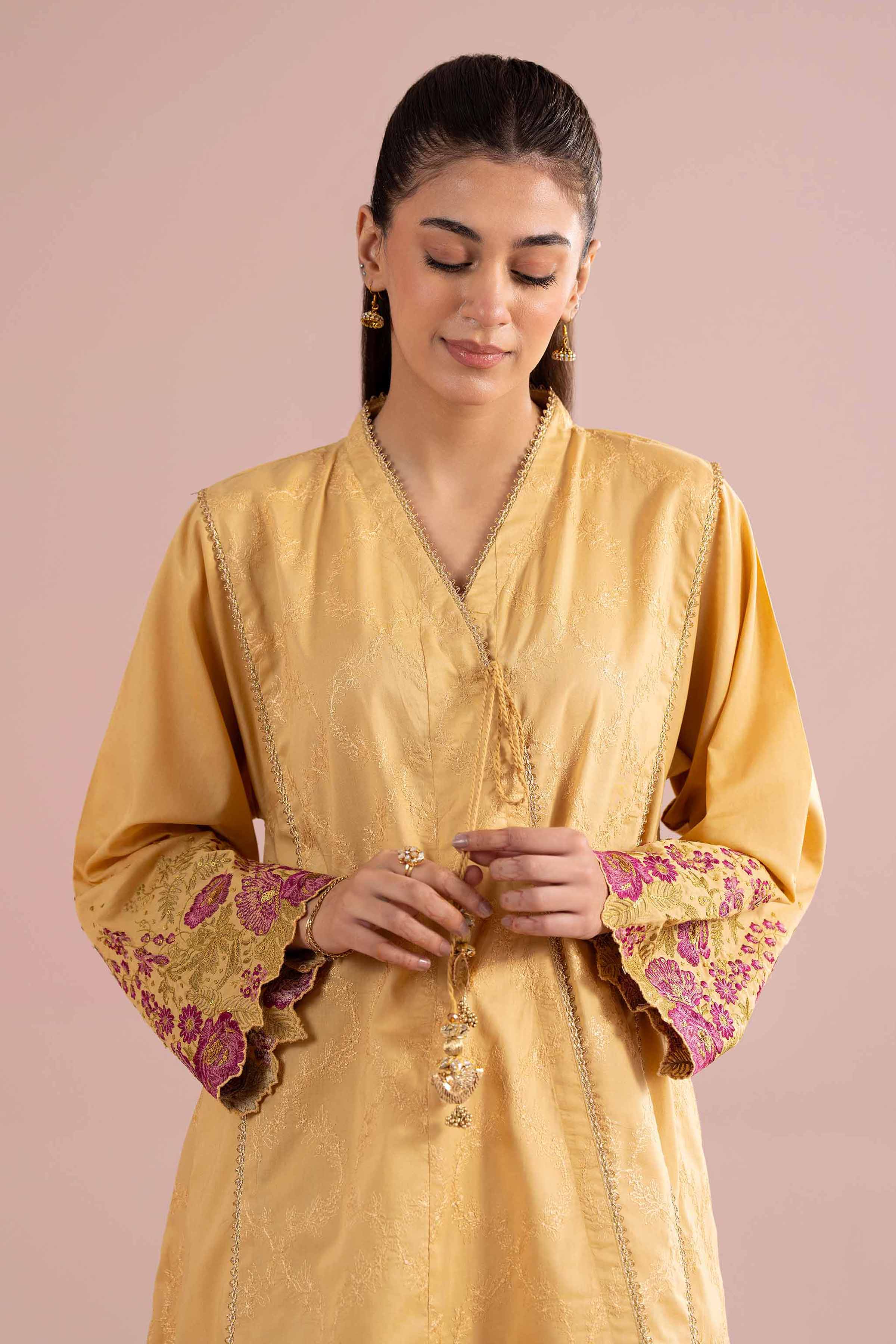2 Piece - Embroidered Suit - PE26-241 - Image 6
