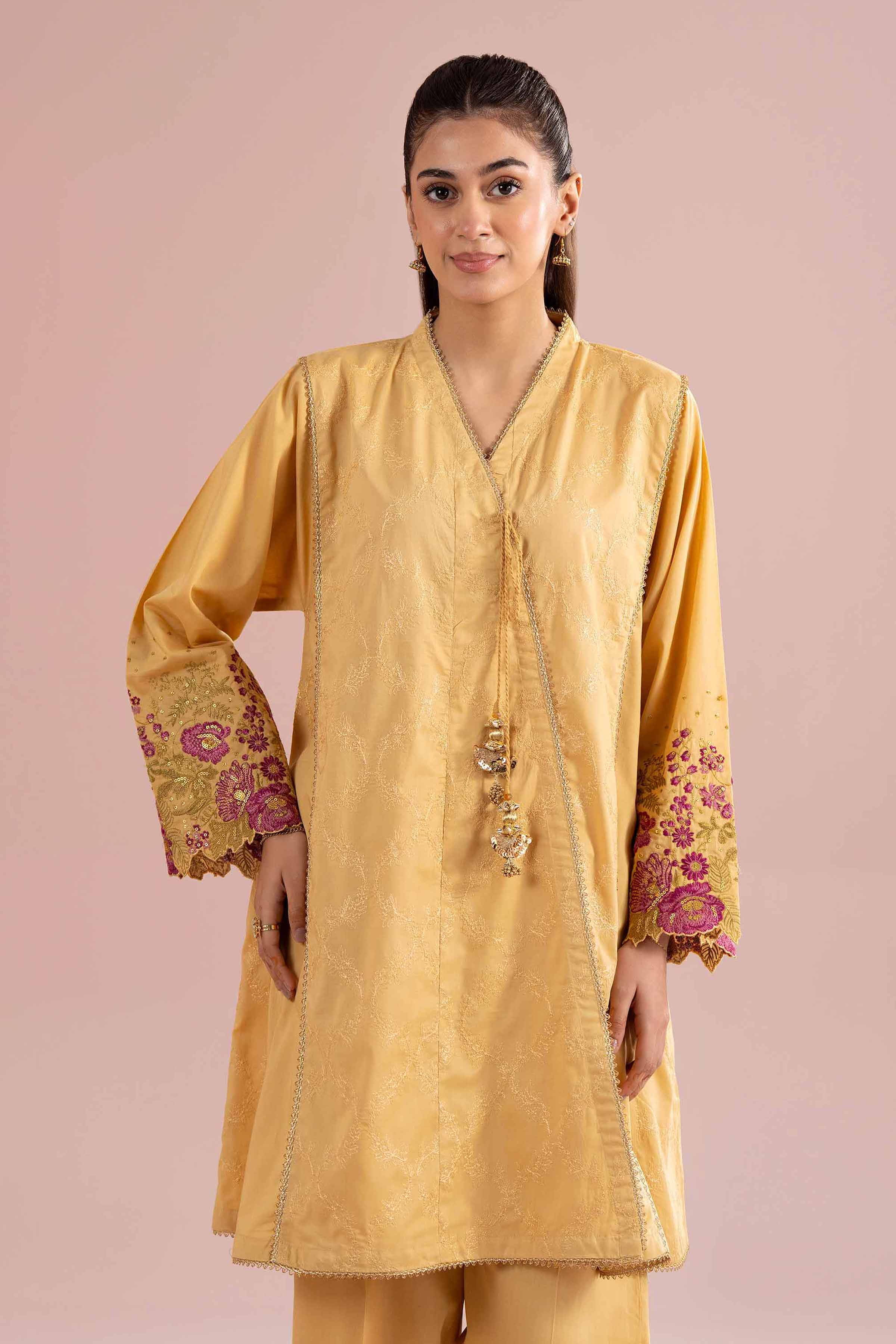 2 Piece - Embroidered Suit - PE26-241 - Image 7