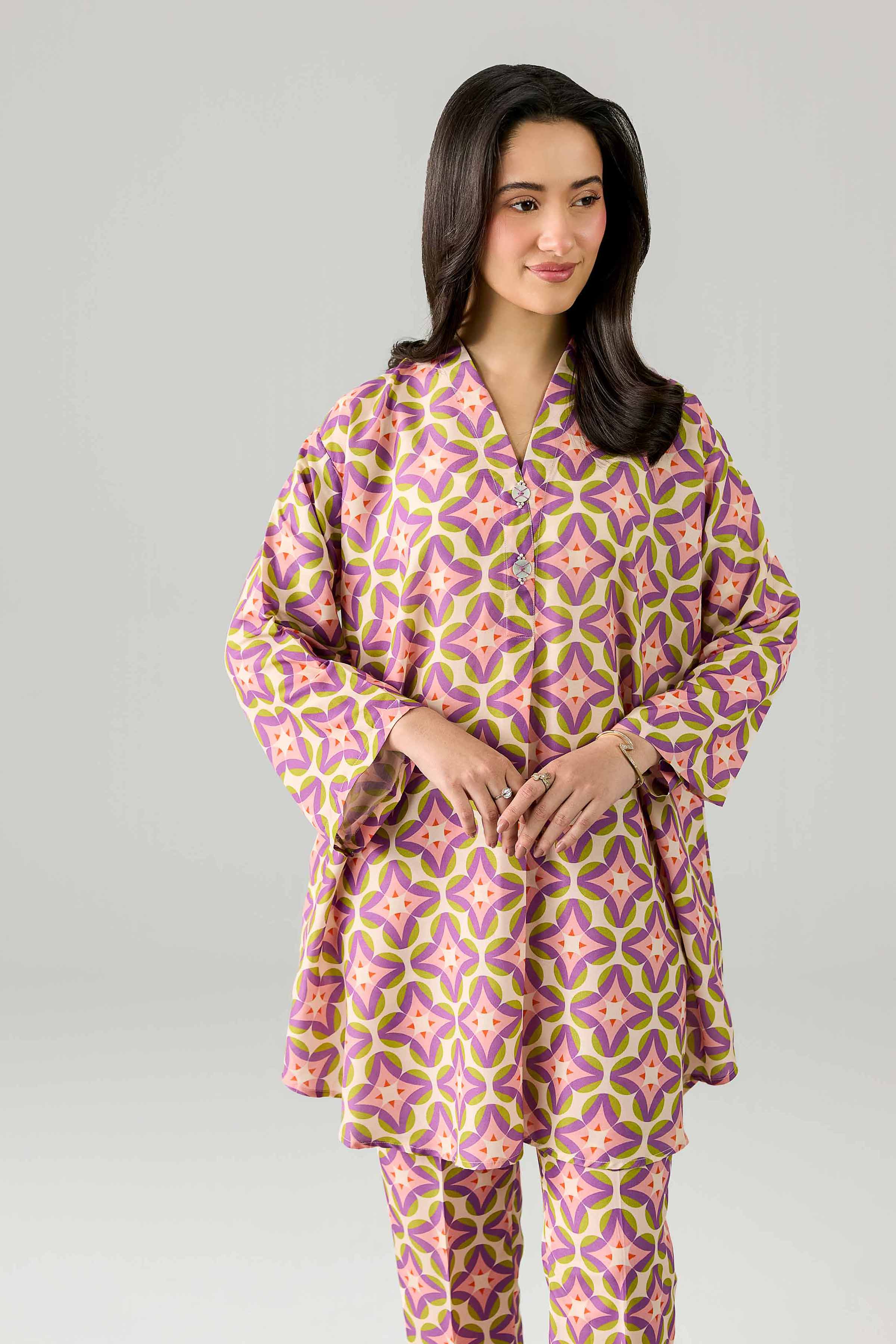 2 Piece - Printed Suit - PE26-366 - Image 2
