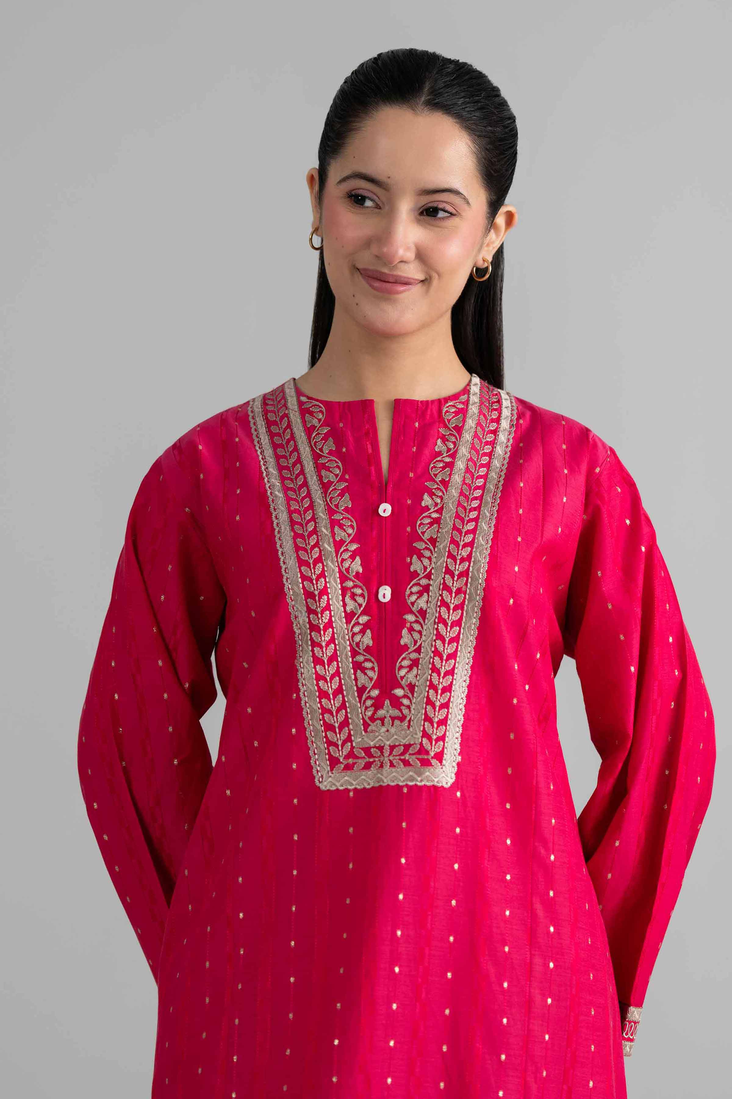 2 Piece - Embroidered Suit - PE26-460 - Image 5