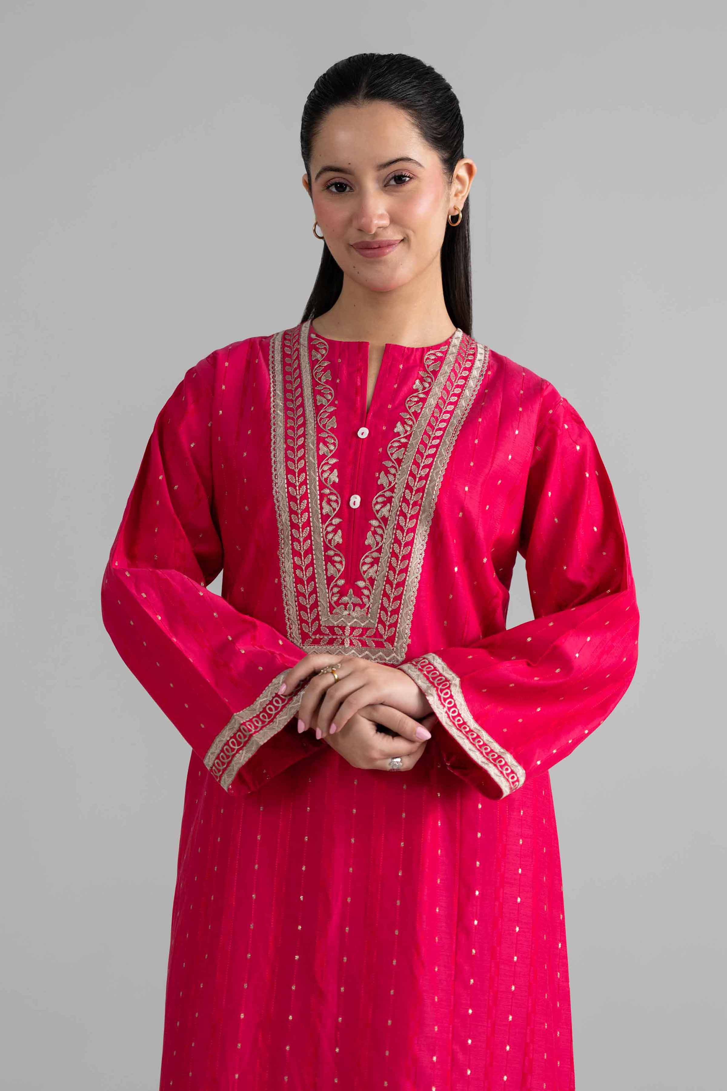 2 Piece - Embroidered Suit - PE26-460 - Image 7