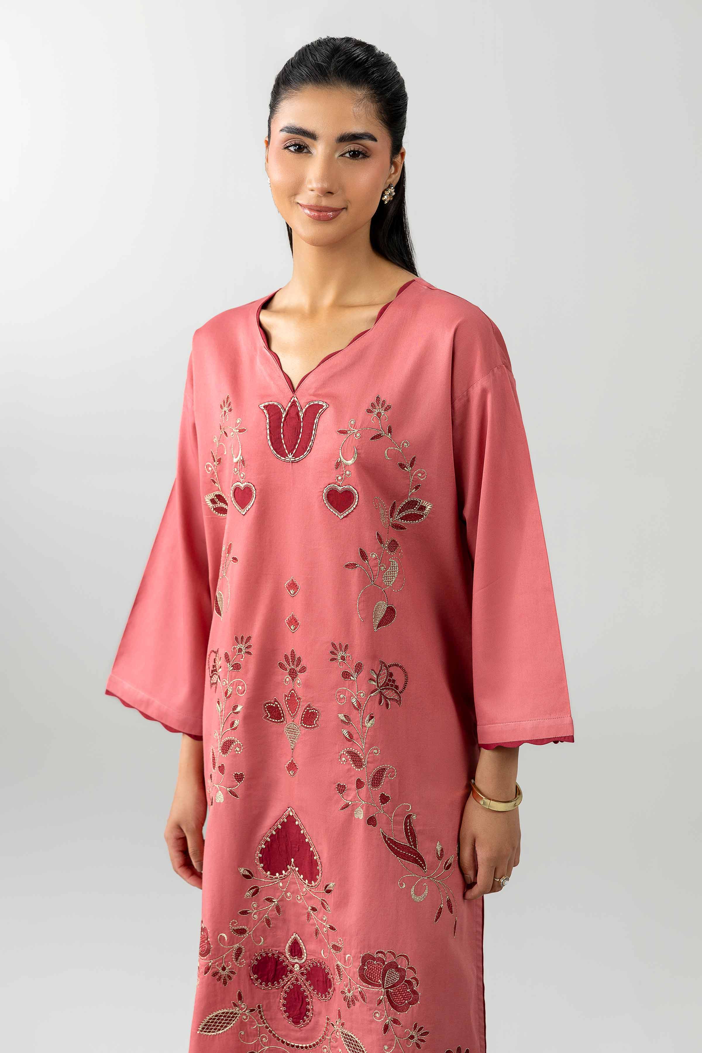 2 Piece - Embroidered Suit - PE26-467 - Image 2