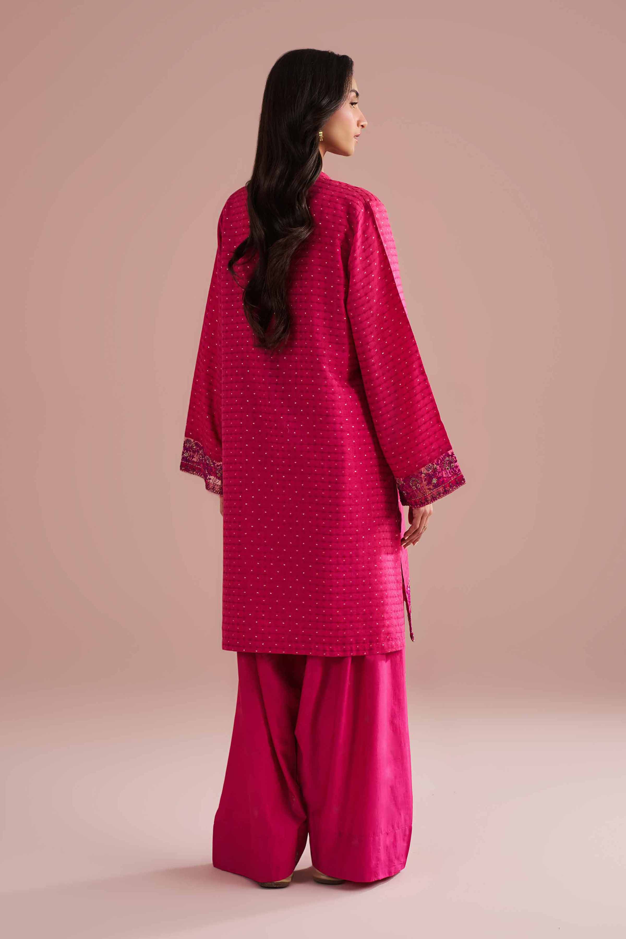 2 Piece - Embroidered Suit - PE26-57 - Image 3