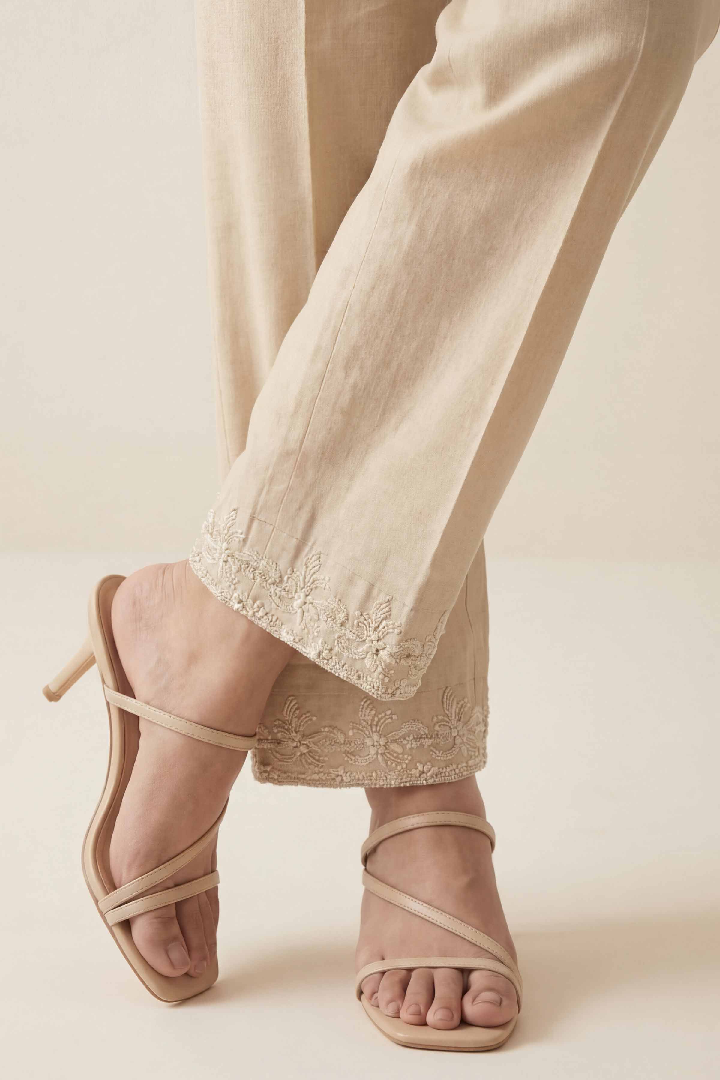 Embroidered Trousers - PE26-636 - Image 4