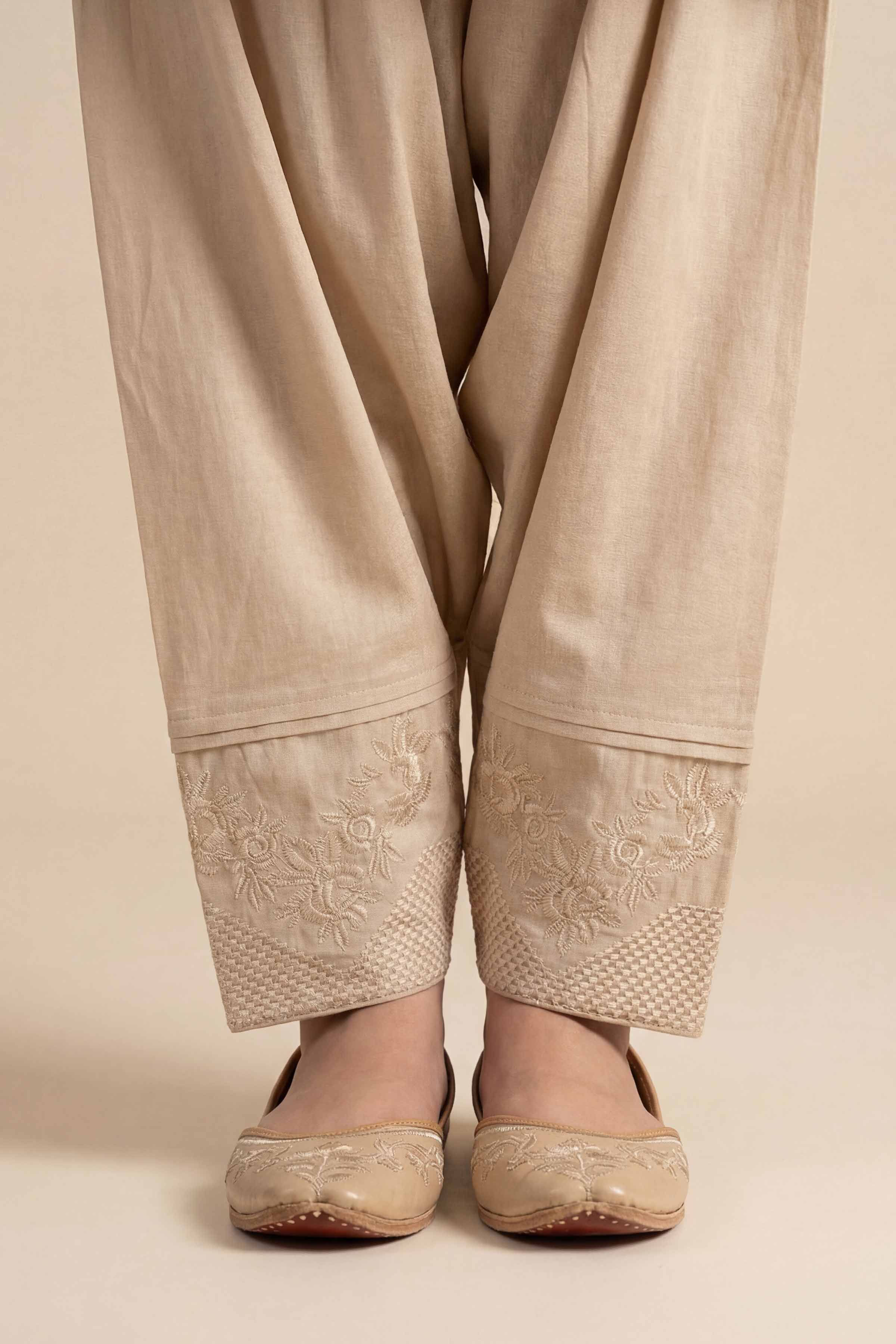 Embroidered Shalwar - PE26-665 - Image 5