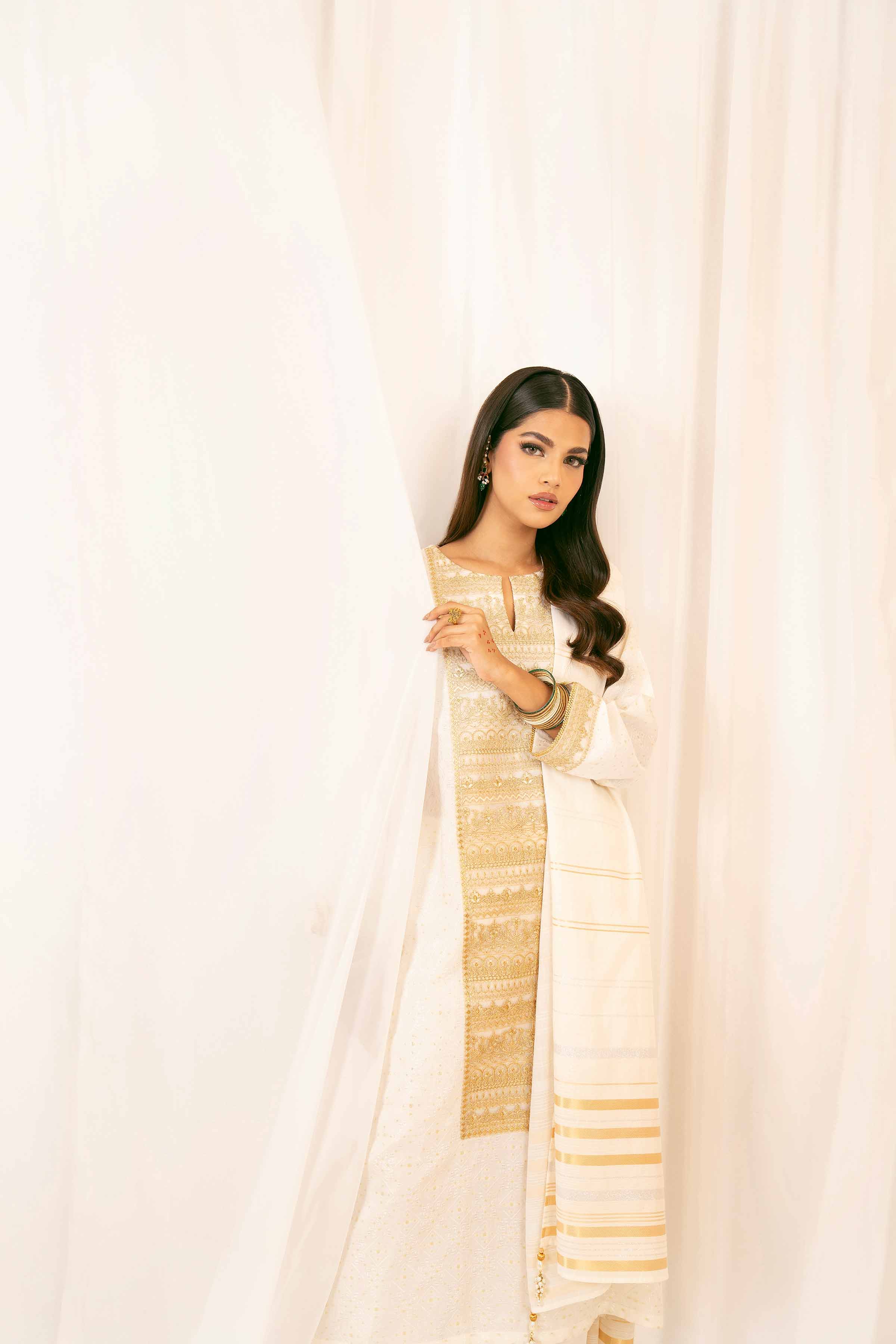 3 Piece - Embroidered Suit - PFE25-20 - Image 9