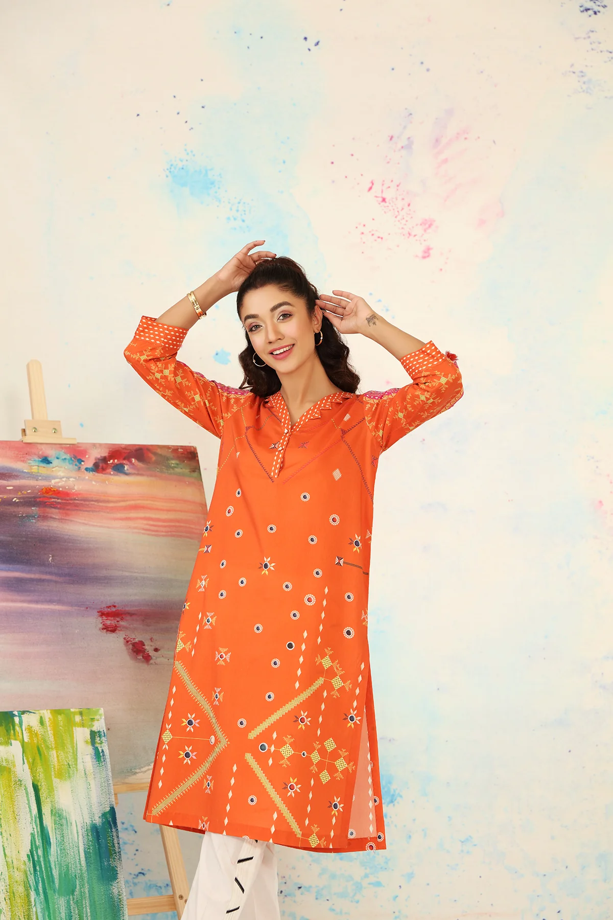 PS21-102-Classic Printed Shirt - Image 3