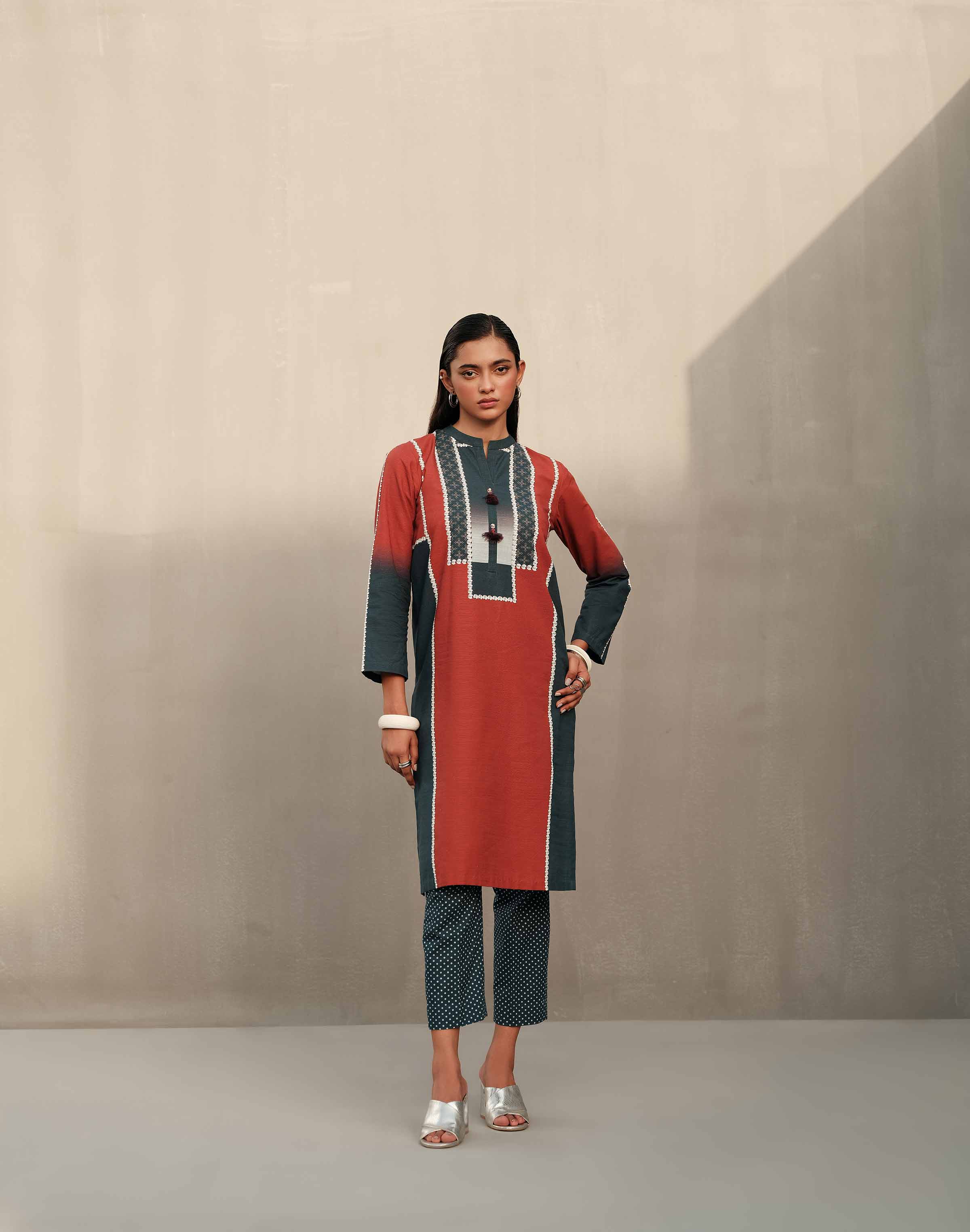 2 Piece - Printed Suit - PW23-173 - Image 3
