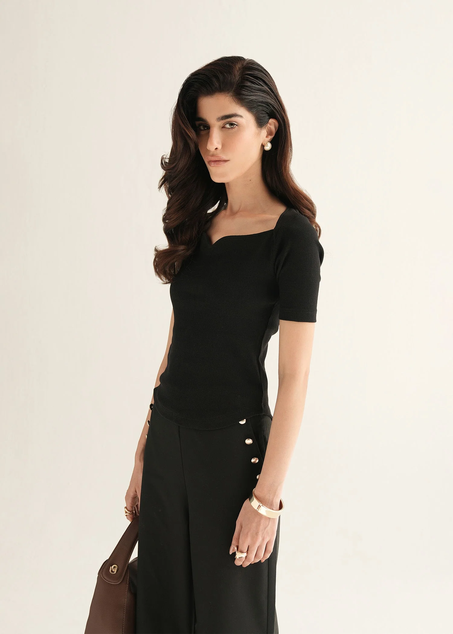 Tailored Pants With Metal Buttons - KOA - Image 4