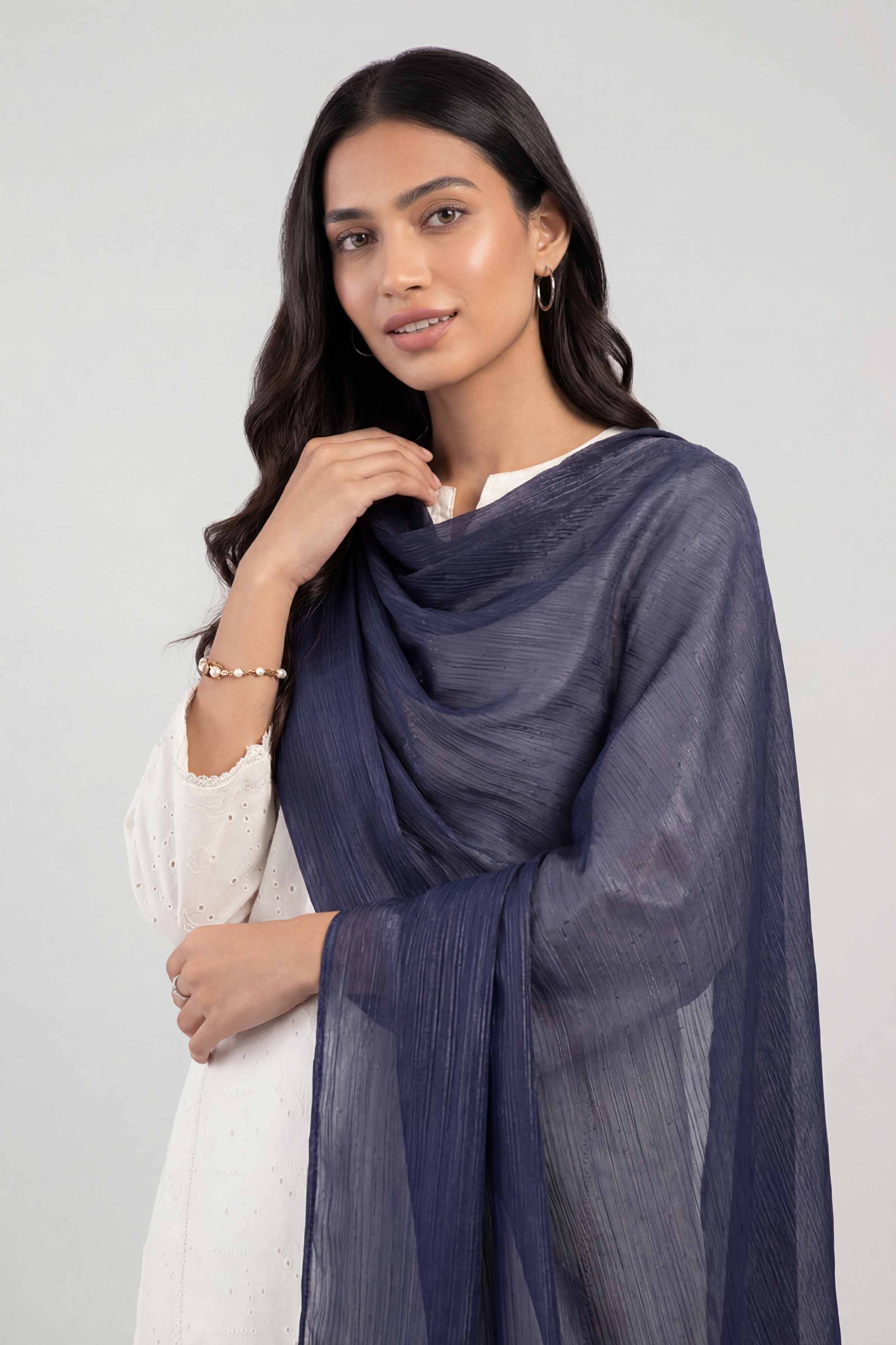Dark Navy Women Scarf - 447812121 - Image 5