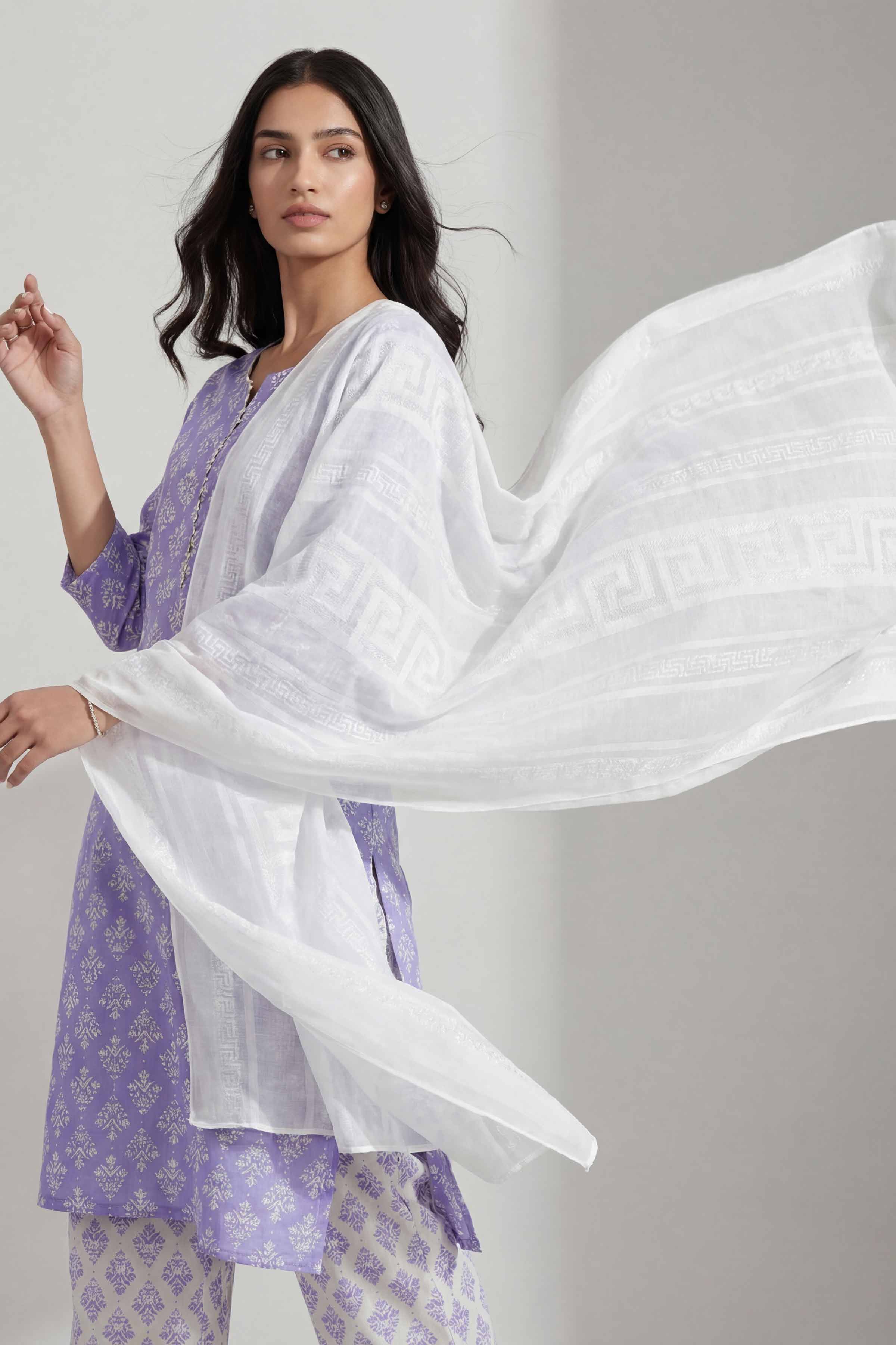 Off White Women Scarf - 447512107 - Image 3