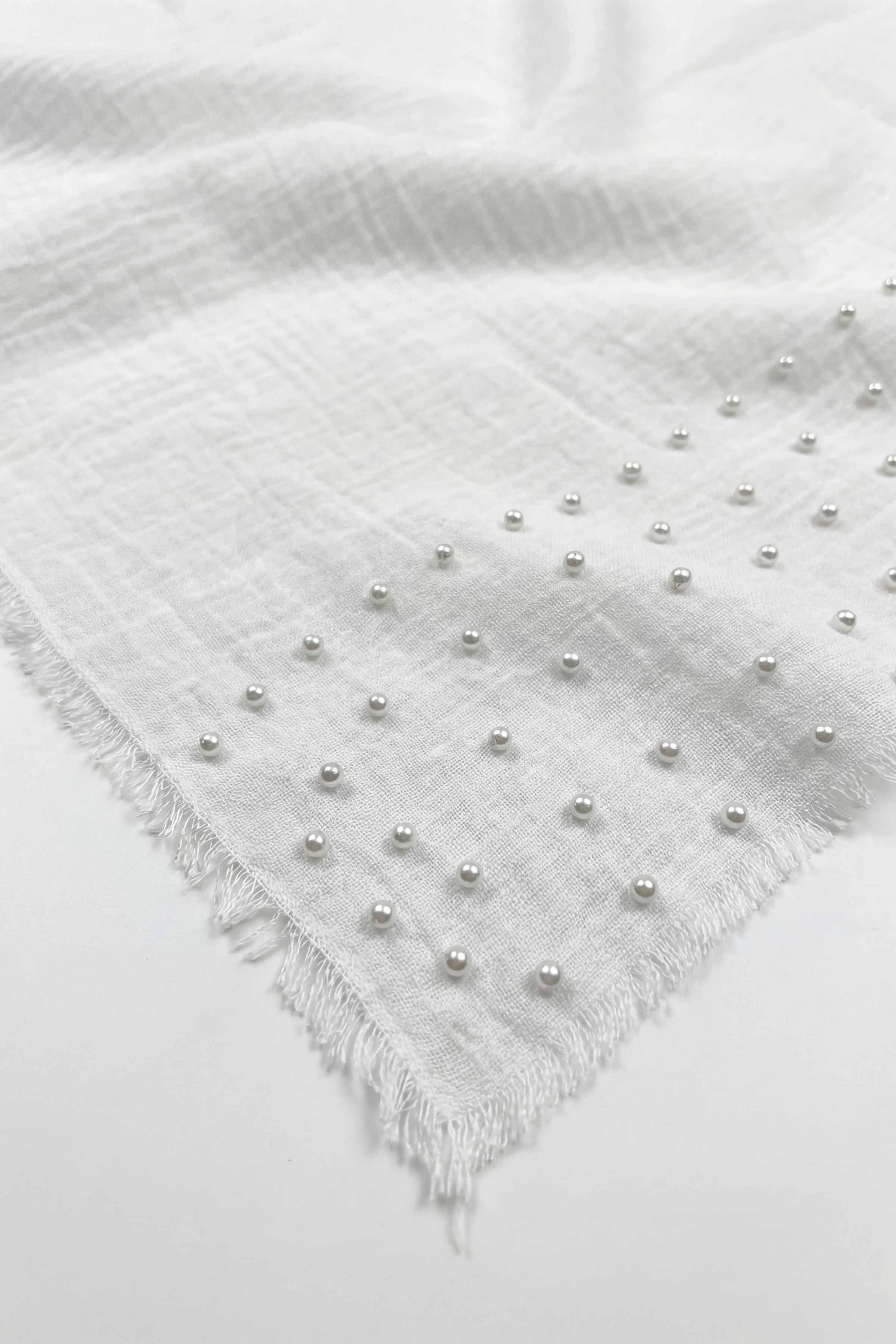 White Women Scarf - 447362112 - Image 7