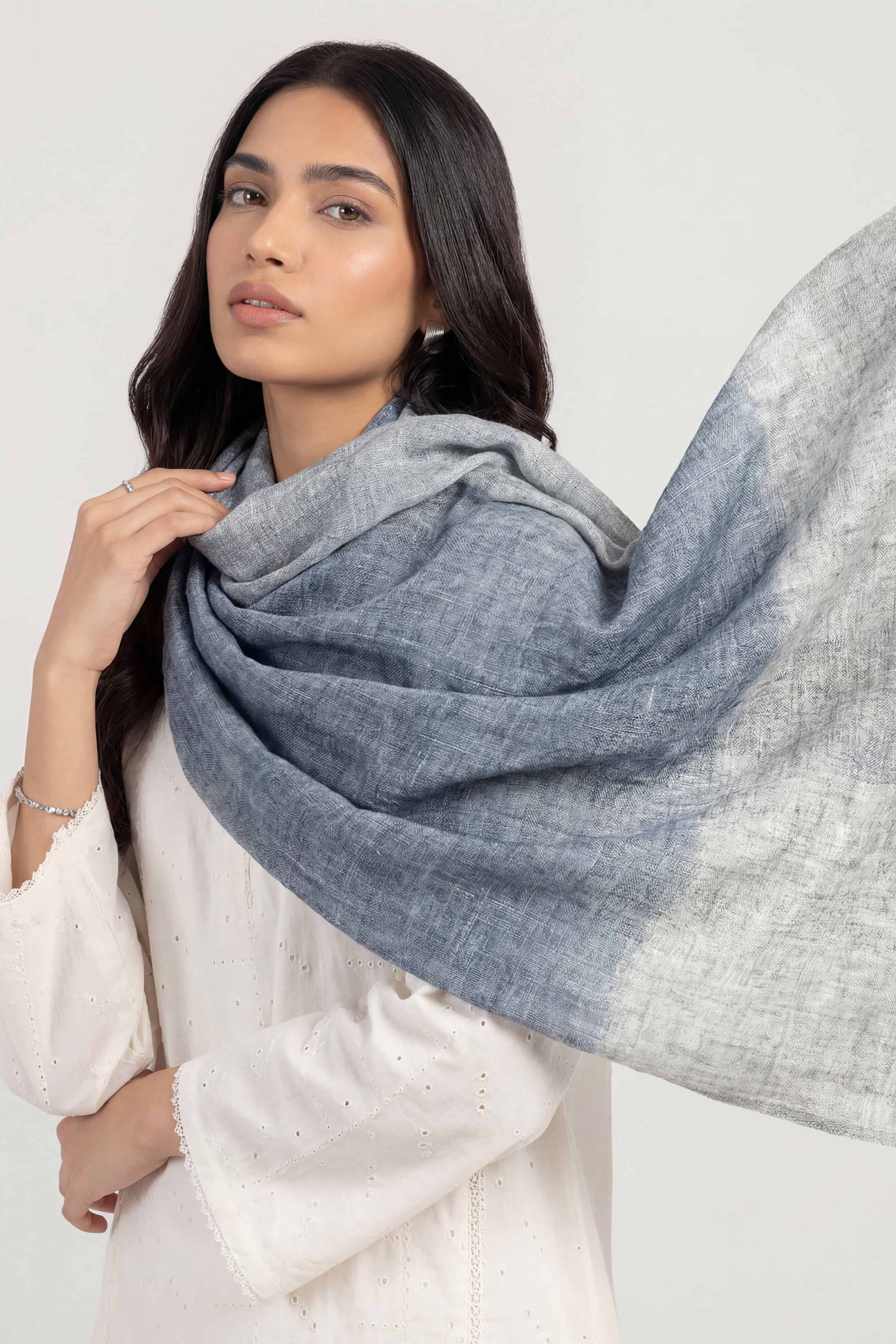 Blue Women Scarf - 447402108 - Image 5