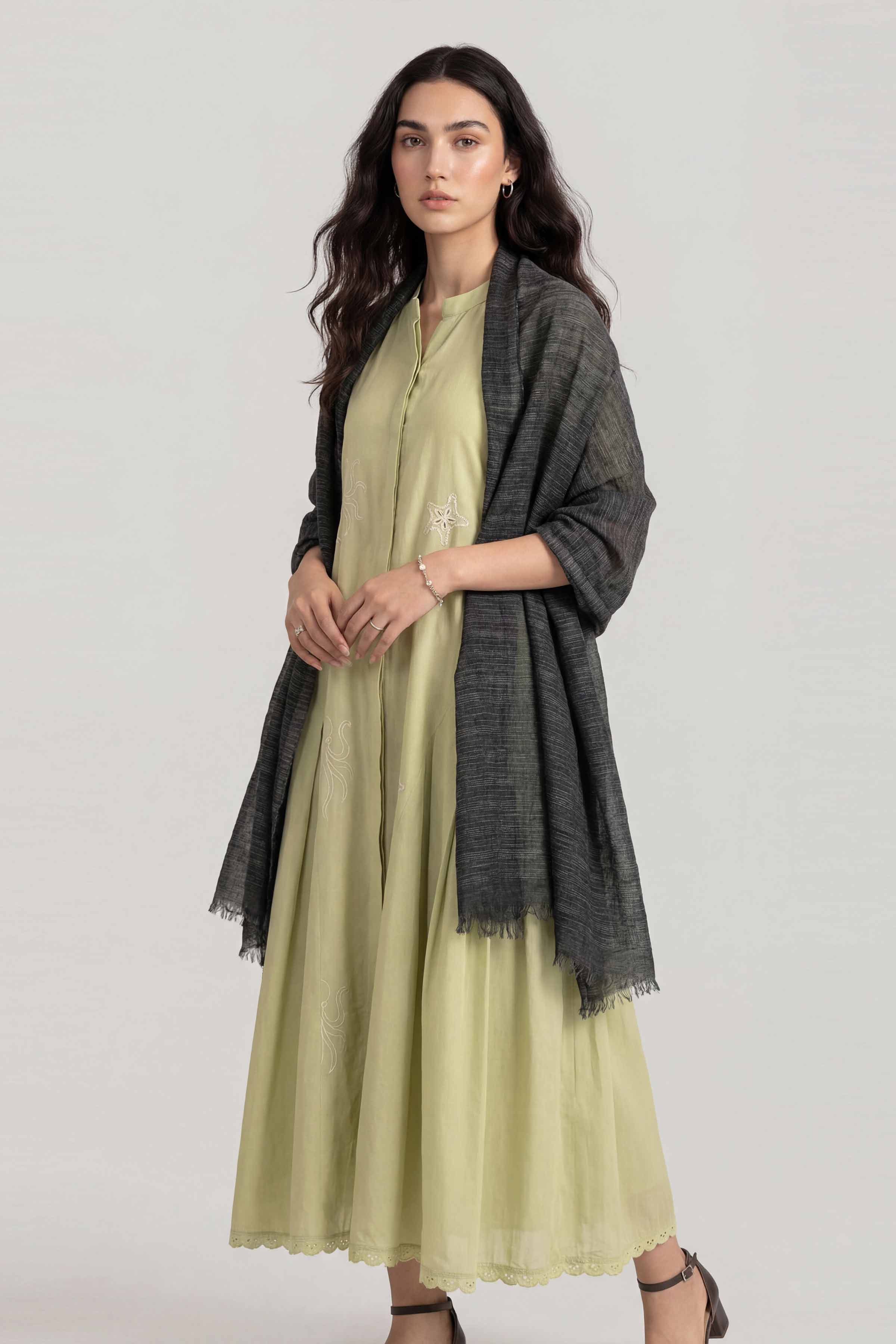 Black Women Scarf - 72070950 - Image 5