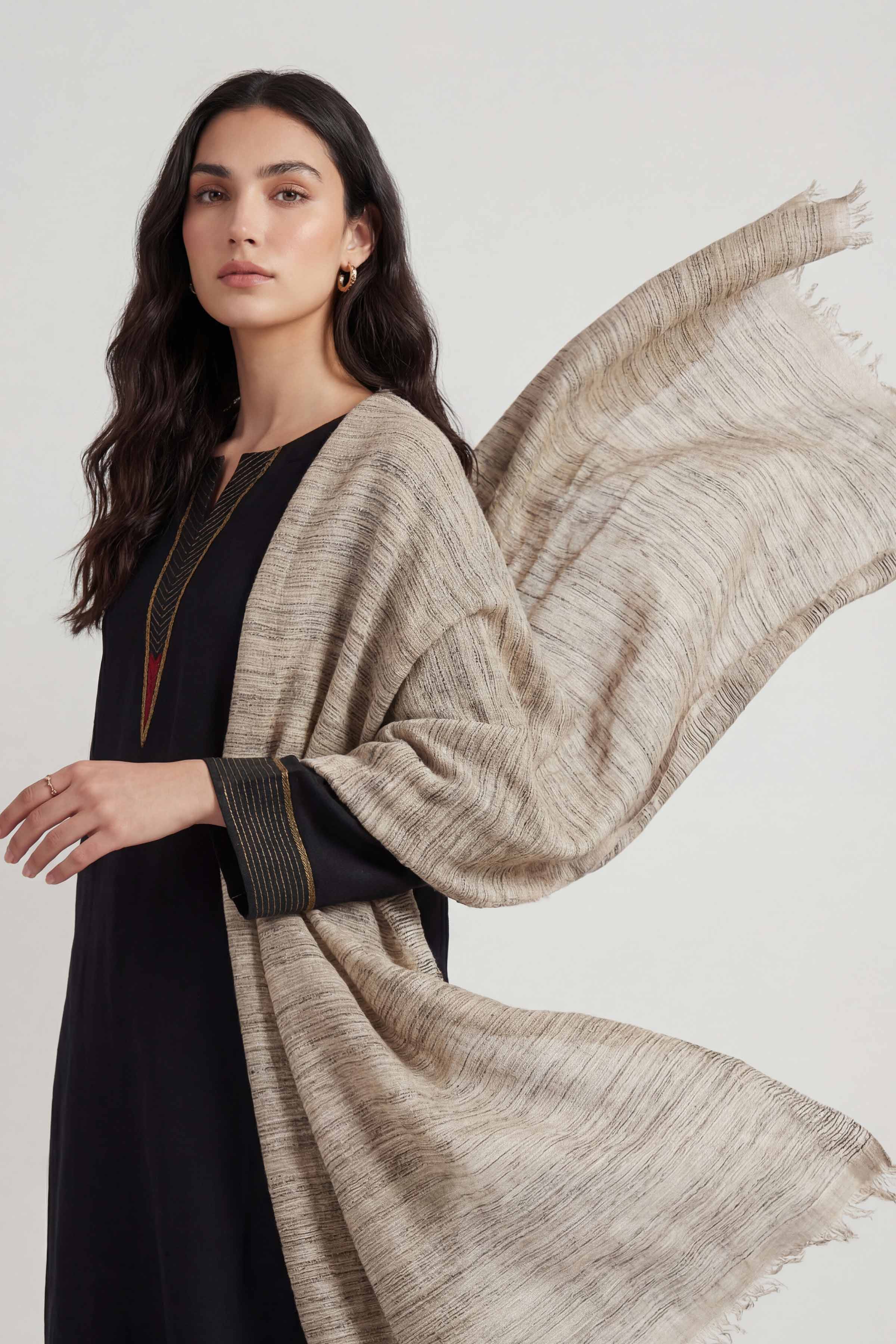 Off White Women Scarf - 72070951 - Image 3