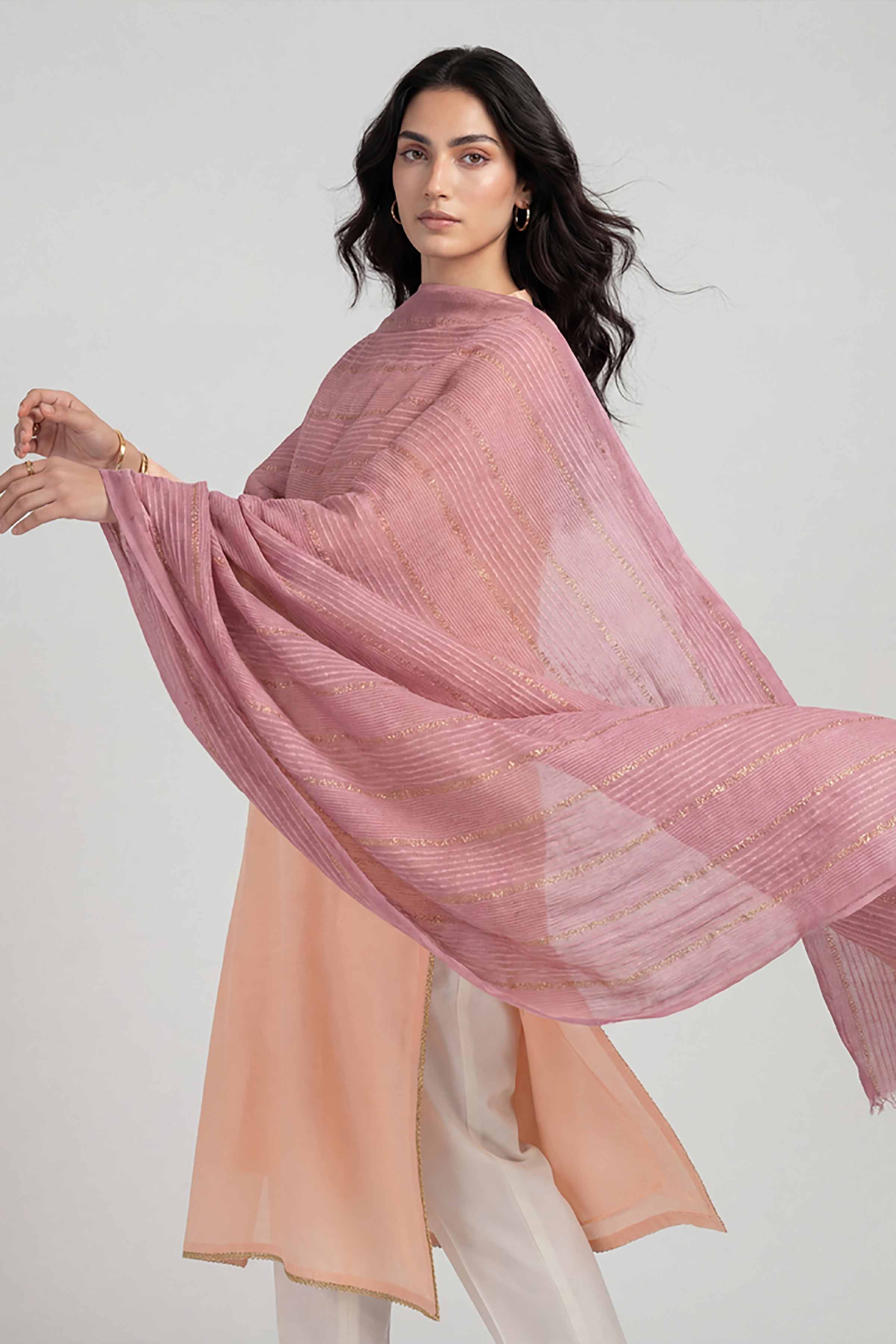 Purple Women Scarf - 72070965 - Image 4
