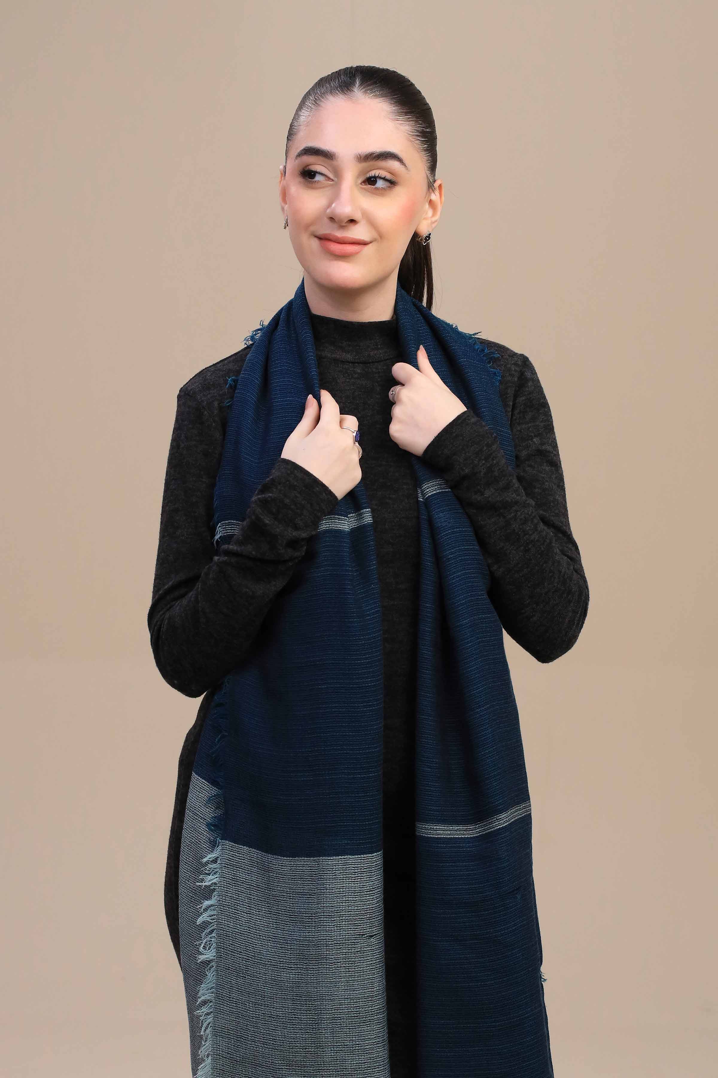 Green Women Shawl-447172104 - Image 5