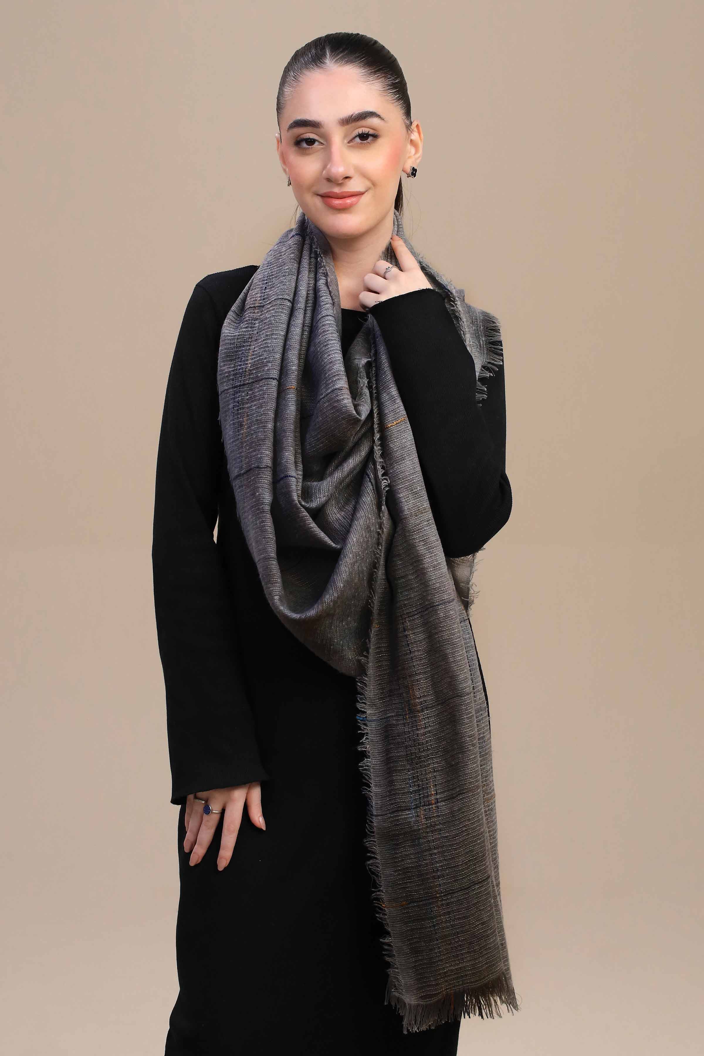 Black Women Shawl-447202103 - Image 2